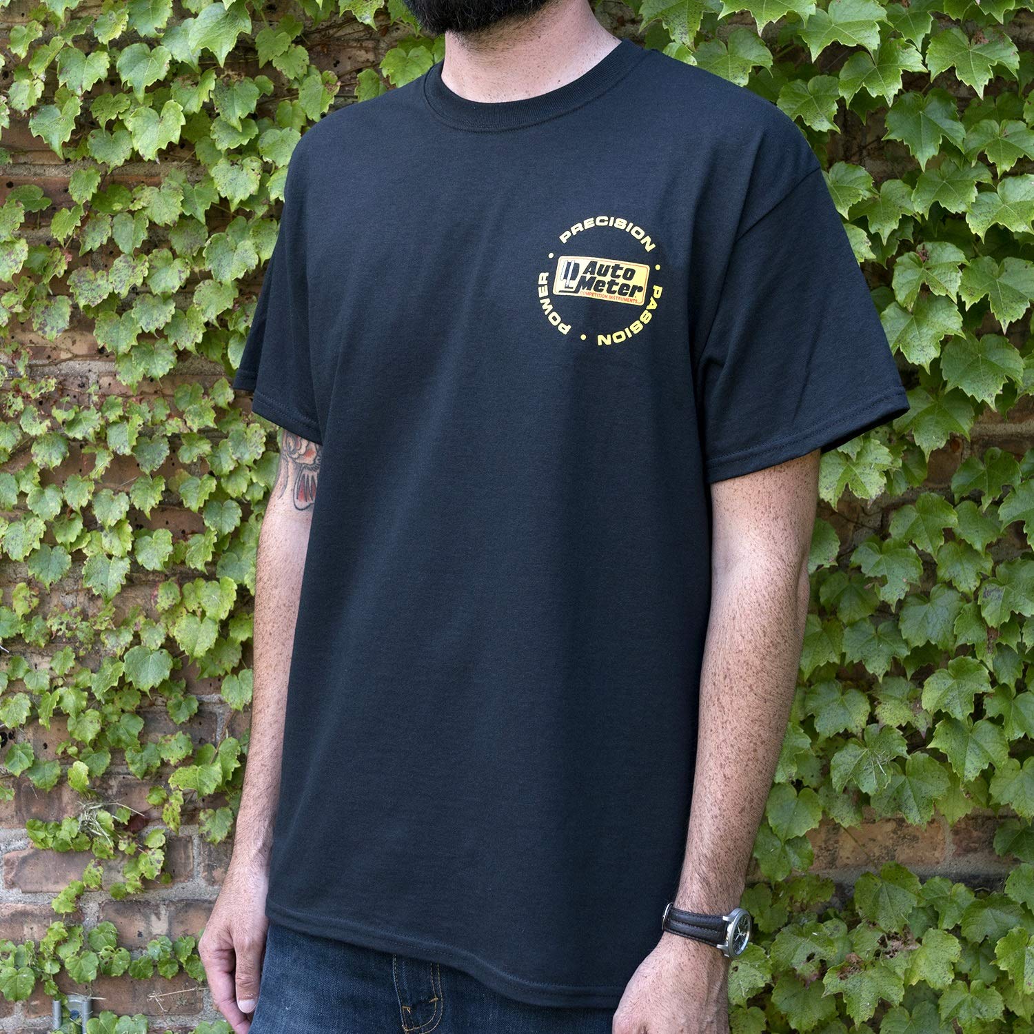 Adult XXXLarge AutoMeter 0422XXXL T-Shirt, Black, Competition Instruments