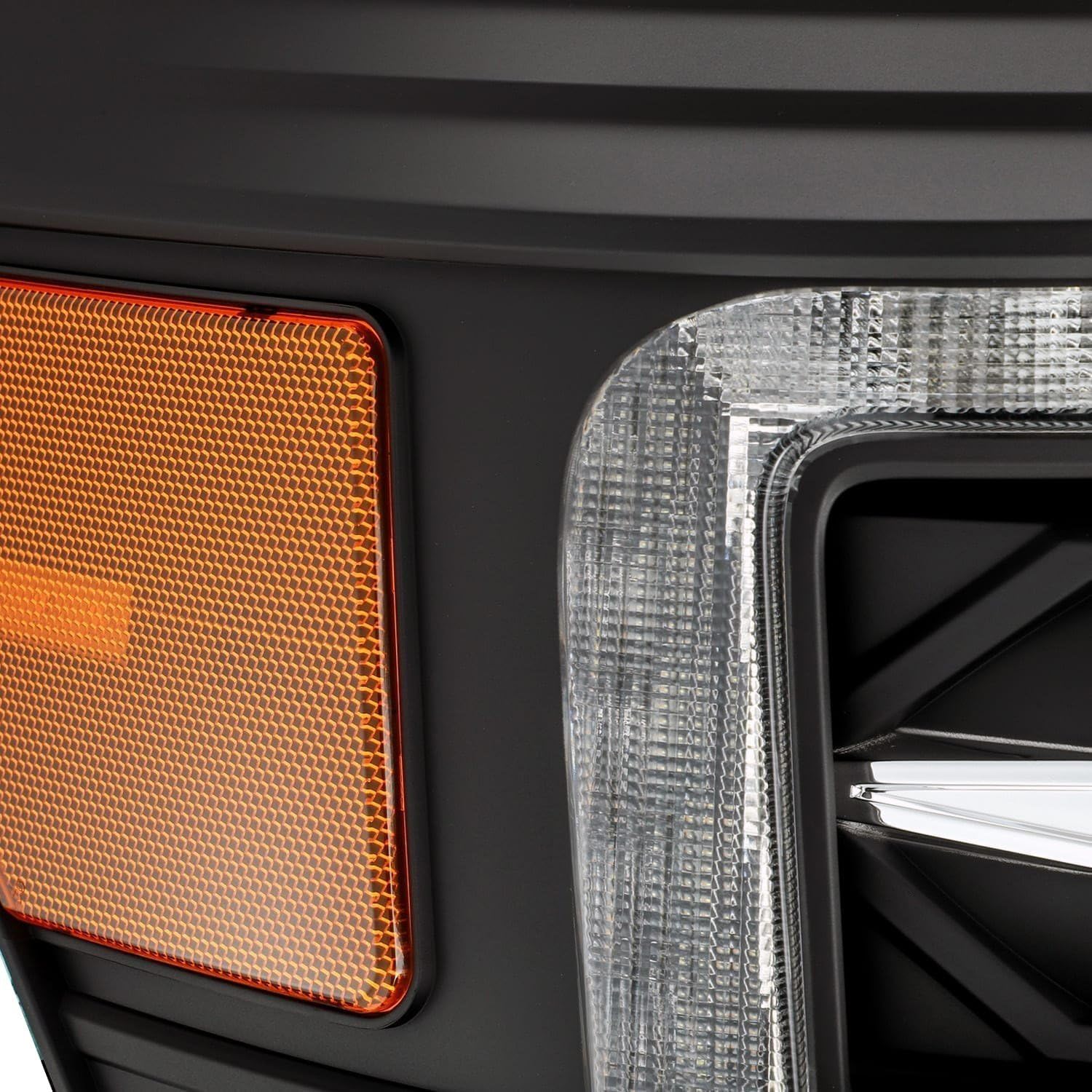 880146 AlphaRex USA LUXX 20 Series LED Projector Headlights fits Ford F-250 Super Duty,Clear