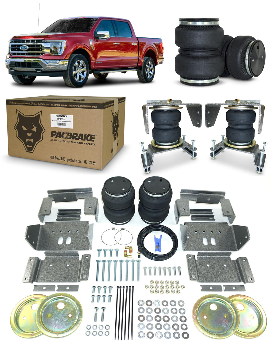 Pacbrake ALPHA HD HP10358 Air Spring Kit Compatible with Ford F-150 (4WD) 2015-2021