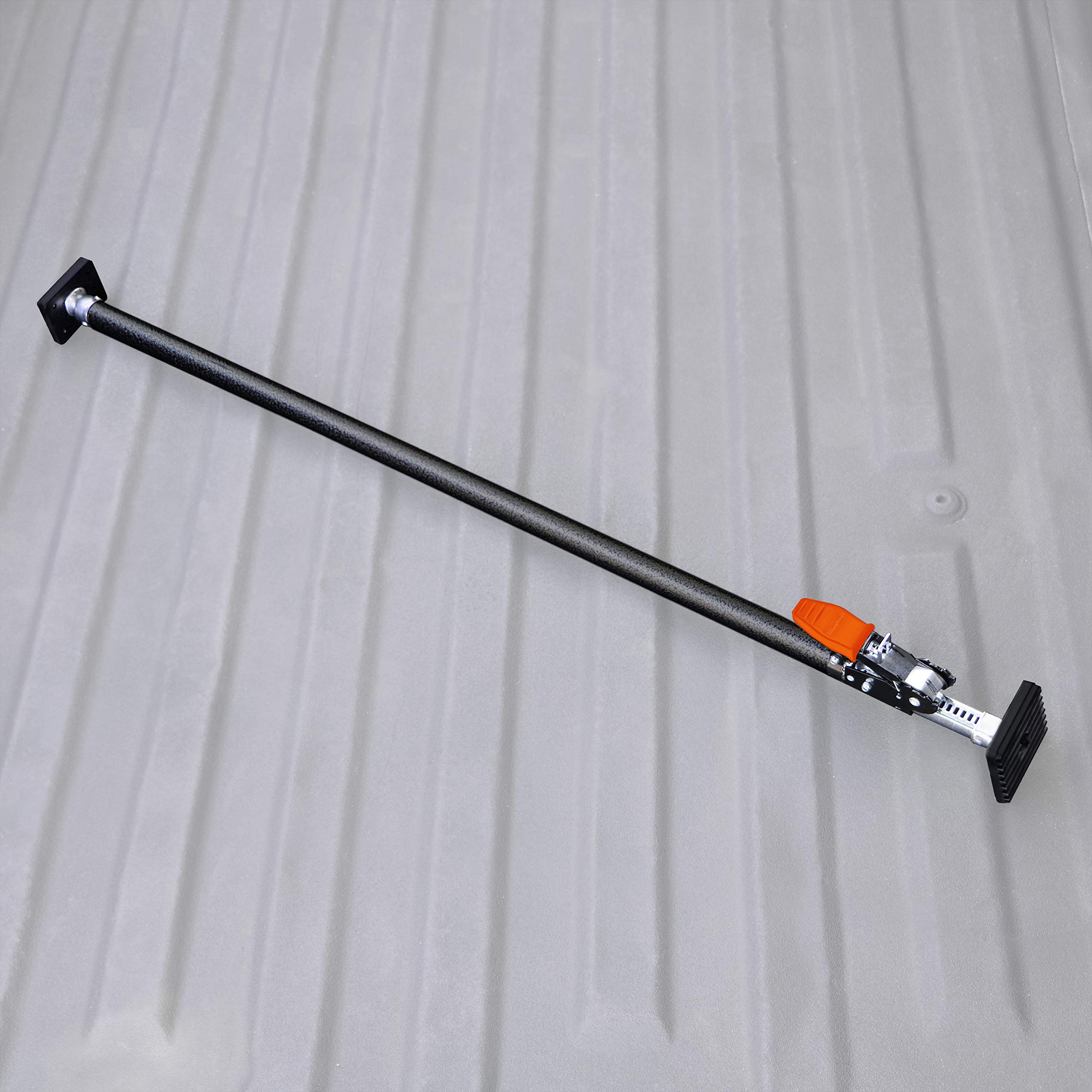 Rightline Gear Cargo Bar Adjustable Ratcheting for Pickup Truck Bed, 40 to 70 Inches, Black