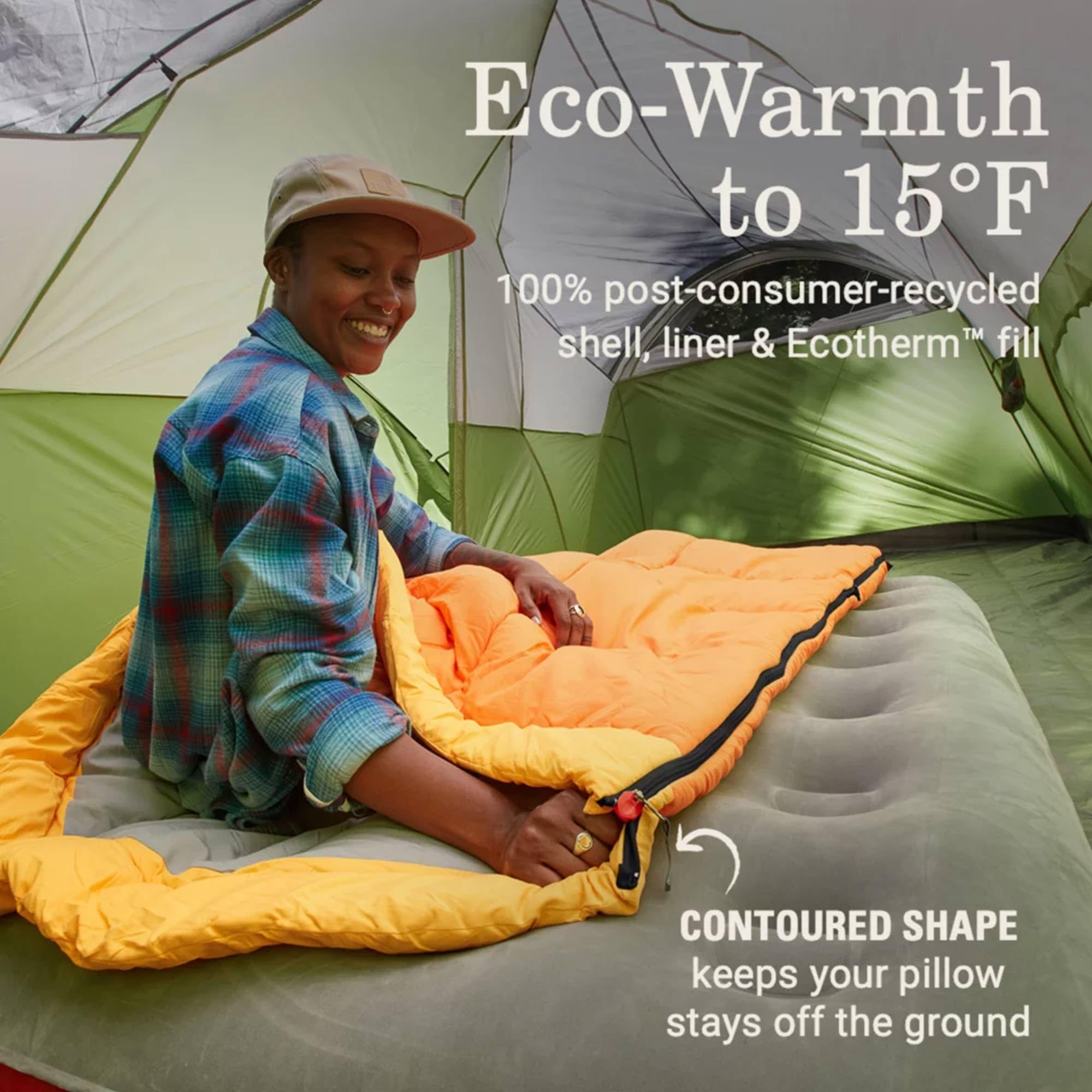 Arch Bay Coleman 15F BT Sleeping Bag Daffodil C1