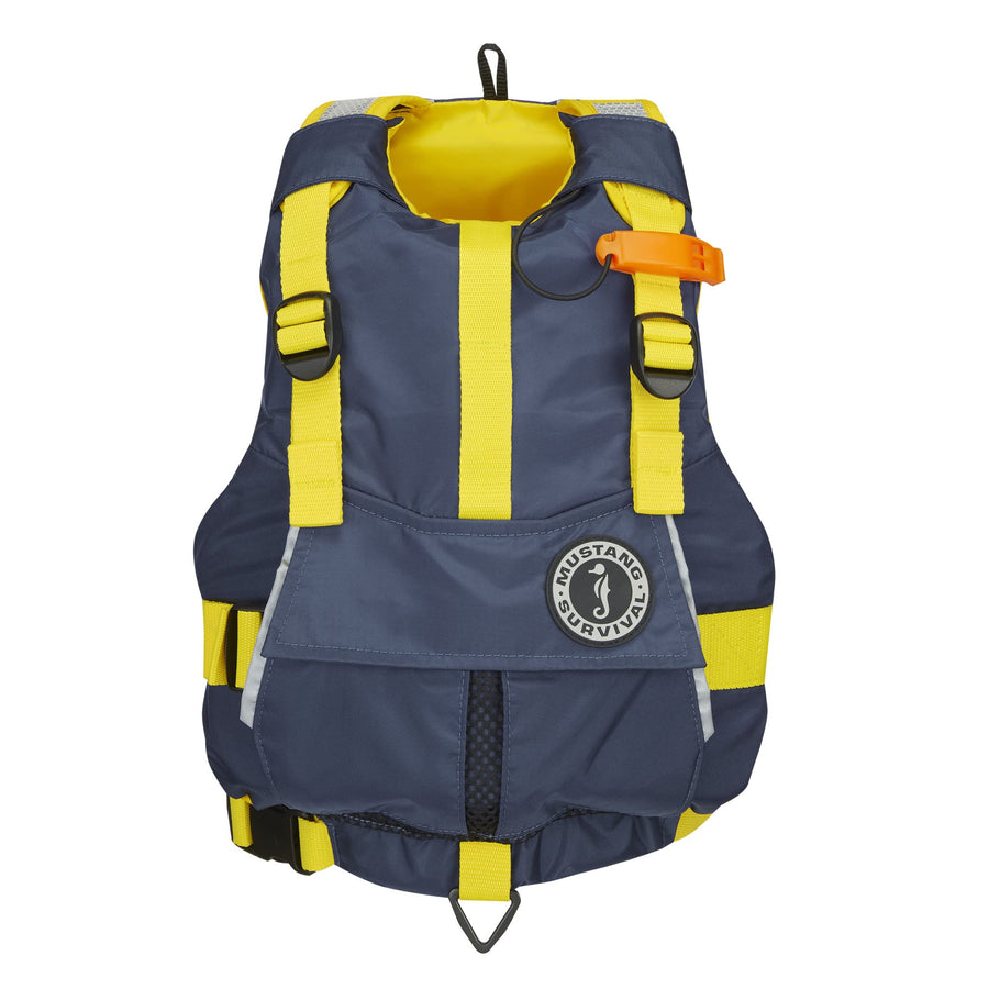 Bobby Foam Mustang Survival Adult PFD (Gray/Yellow - One Size Fits All)