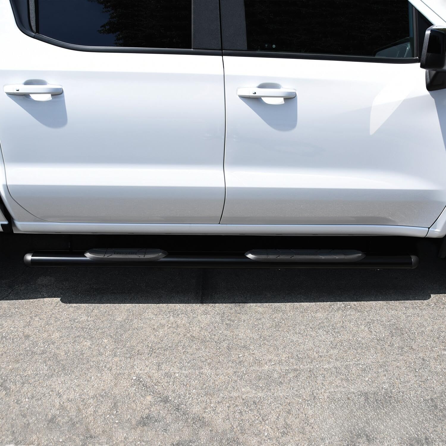 Westin Premier 22-2255 Oval Nerf Bar Mount Kit fits 2019-2025 Silverado Sierra 1500 (Exc 2019 Silverado LD/Sierra 1500 Limited) 2020-2025 Silverado Sierra 2500 3500 Double Cab Crew Cab Black Pair