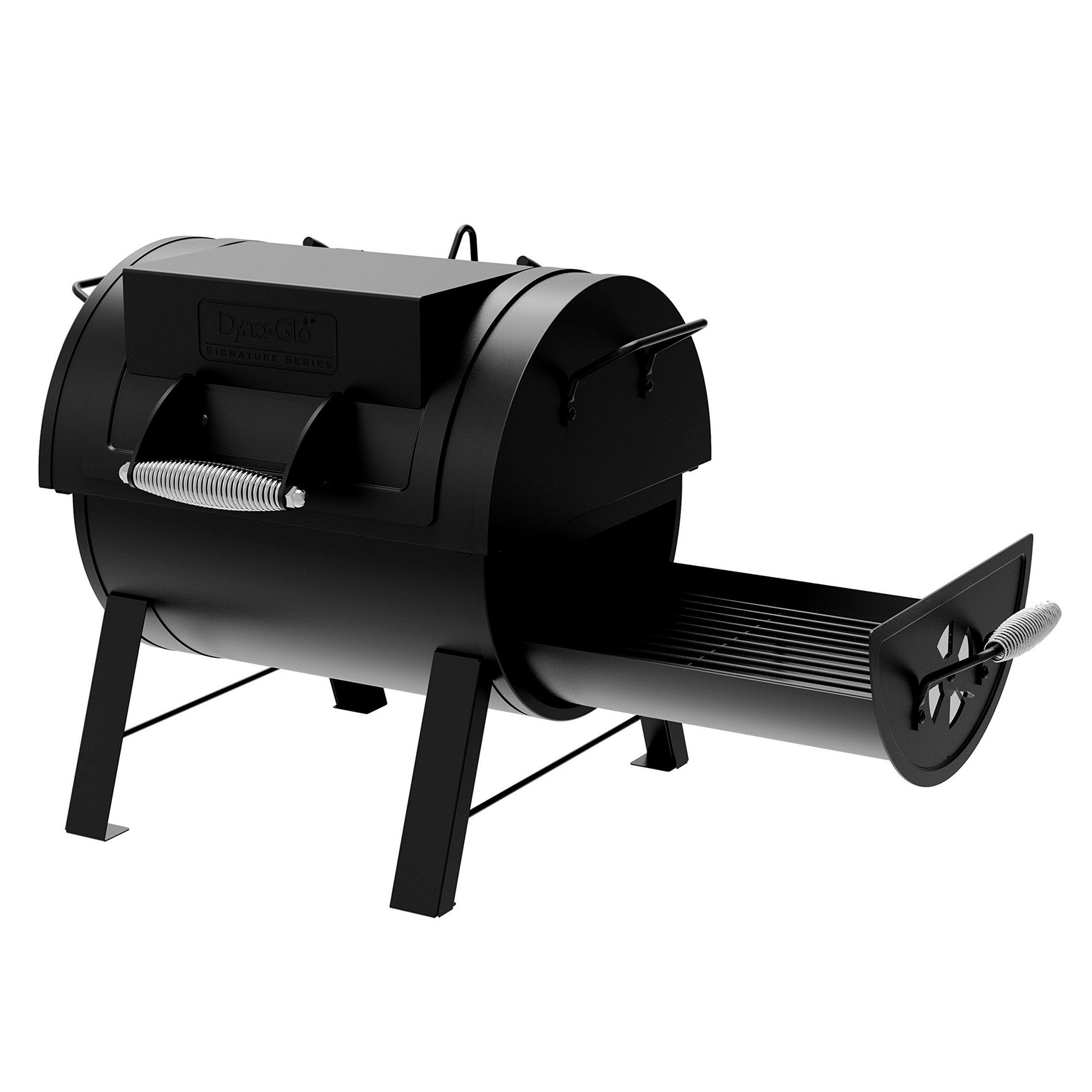 Dyna-Glo Portable Tabletop Charcoal Grill & Side Firebox DGSS287CB-D