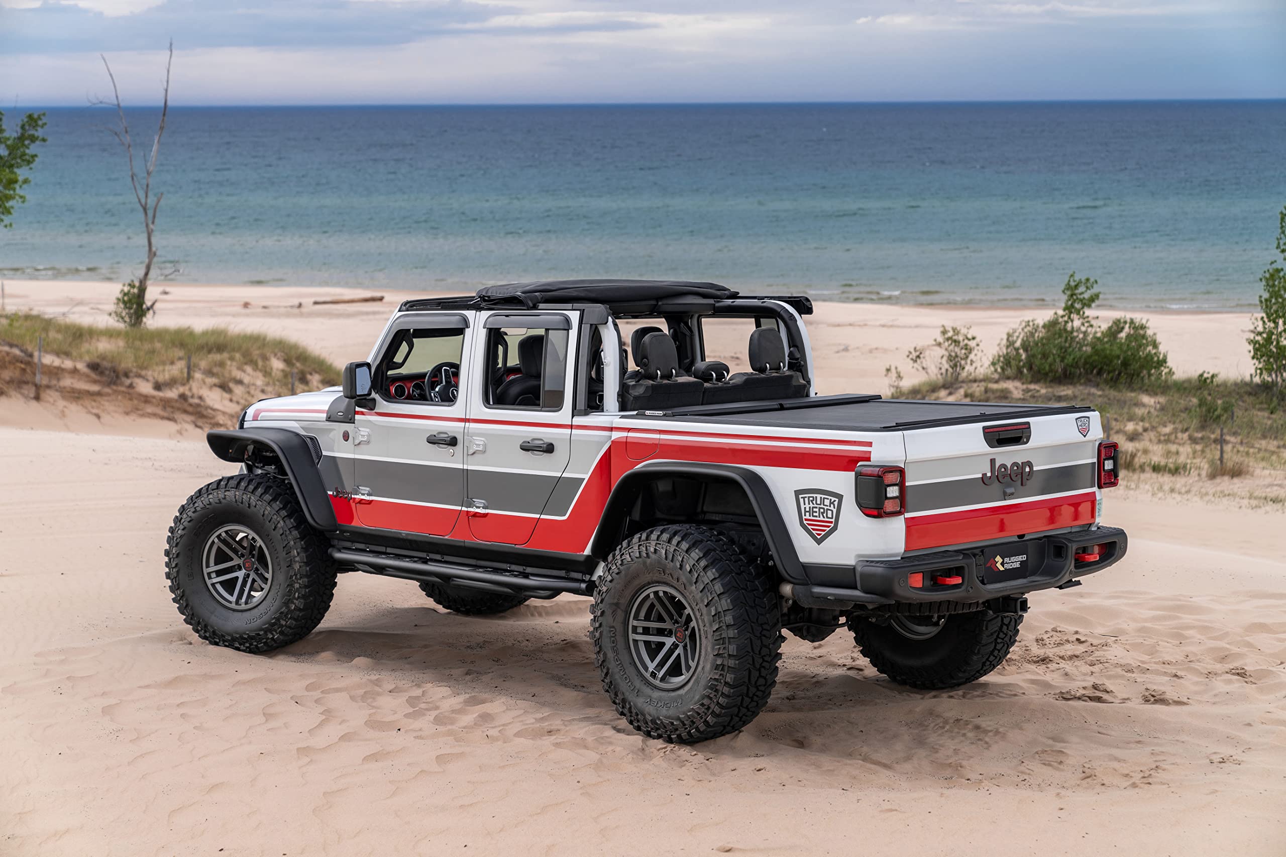 Voyager Soft Top Rugged Ridge for Jeep Gladiator JT | Tinted Windows | 13595.14 | Fits 2020-2025 Jeep Gladiator JT