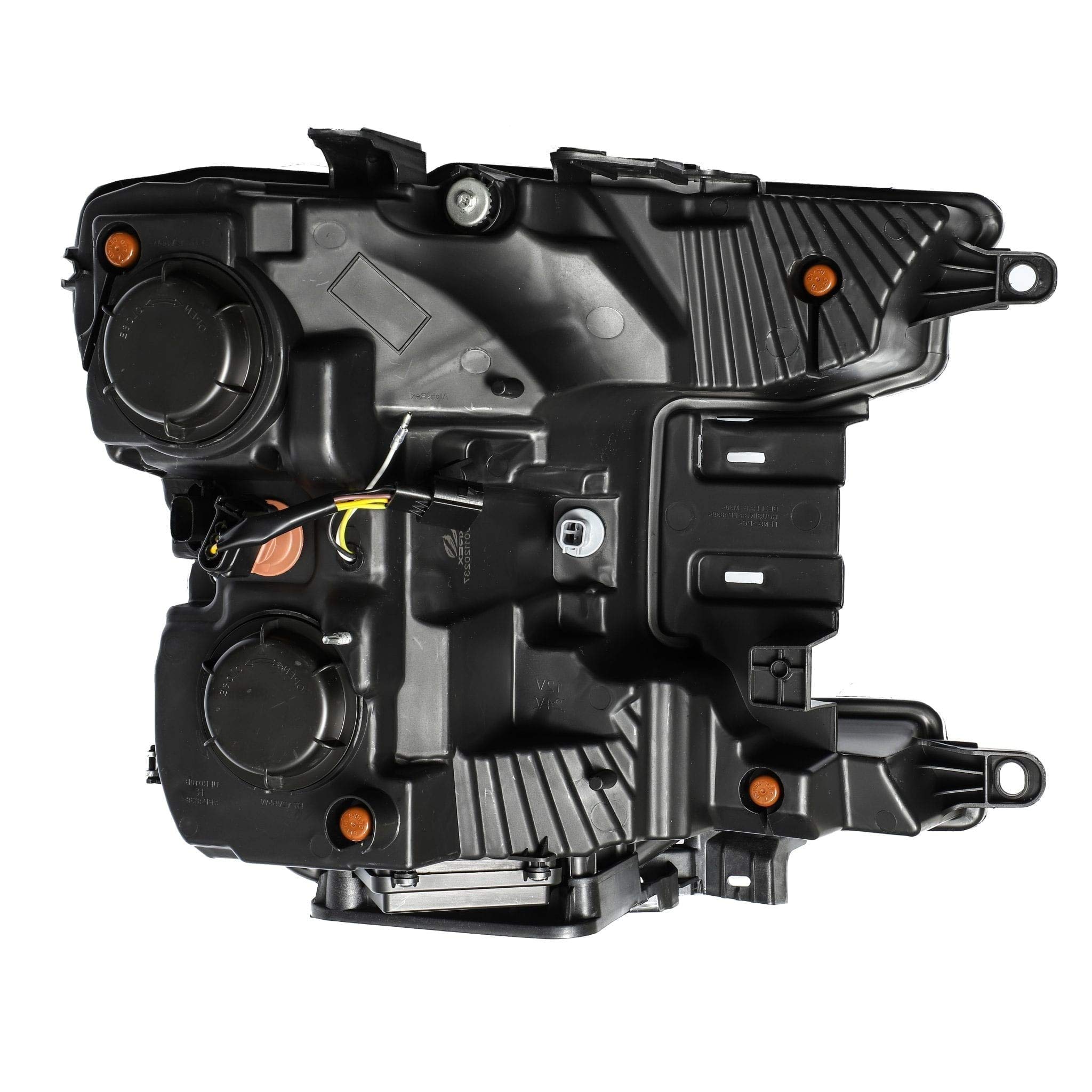 AlphaRex USA NOVA LED Proj Headlight 18-20 Ford F-150 Plank Style Alpha Blk w/Activ Light/Seq Signal/DRL