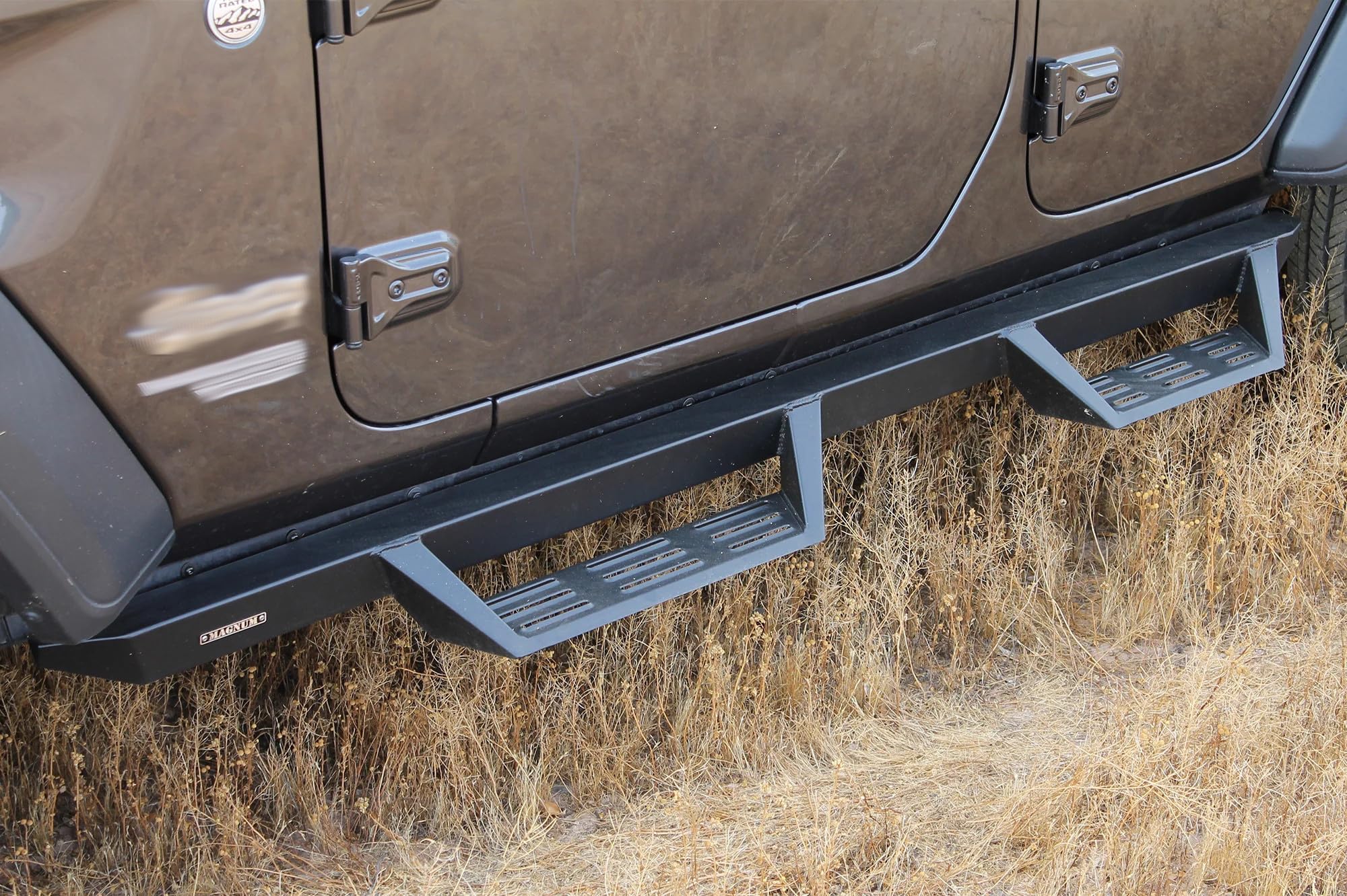 Black Magnum RT Gen 2 Drop Steps Running Boards Compatible with 2018-2026 Wrangler JL Unlimited 4-Door