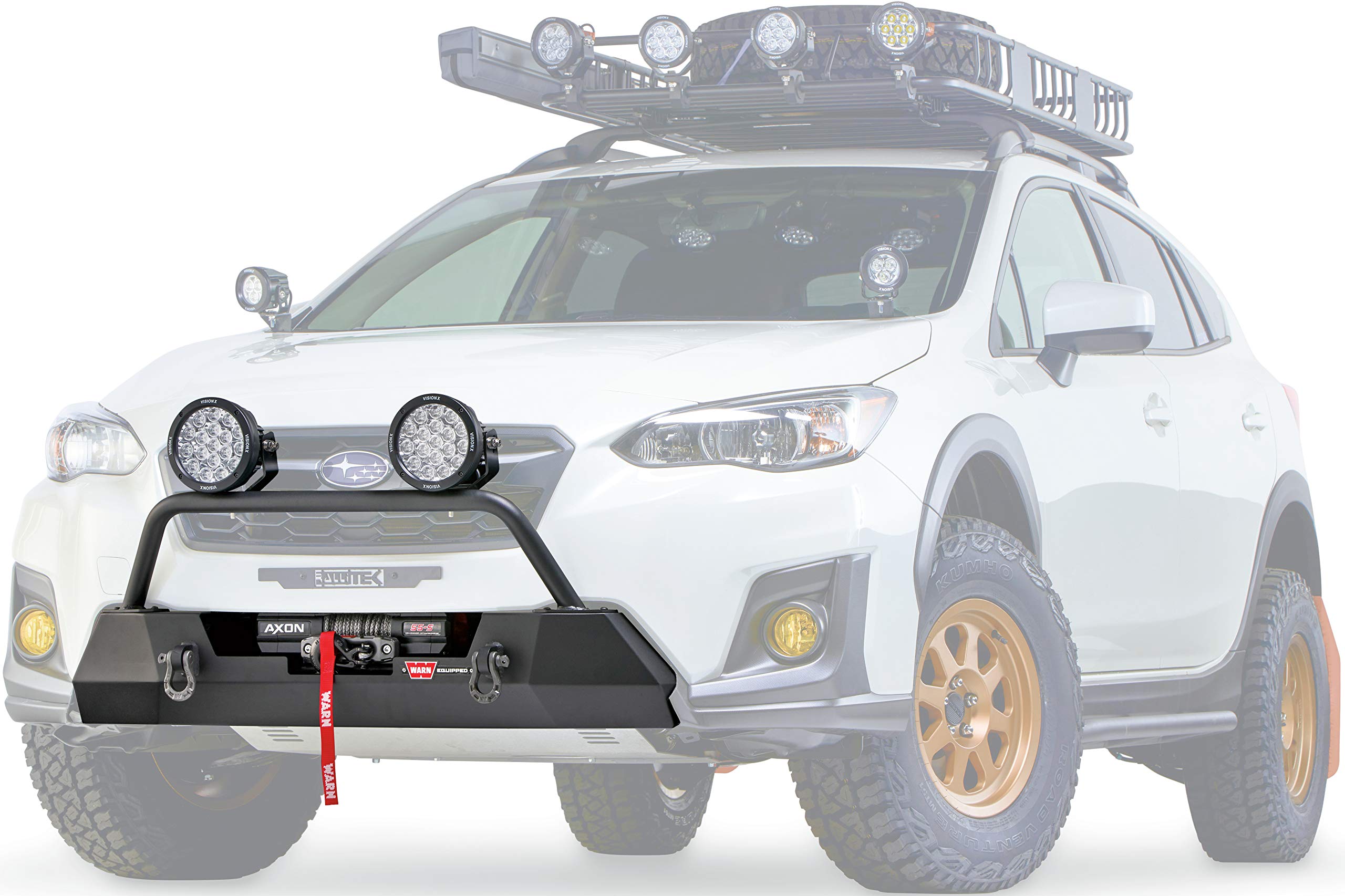 Semi-Hidden WARN 106221 Winch Mounting Kit, Fits: Subaru Crosstrek (2018-2020)