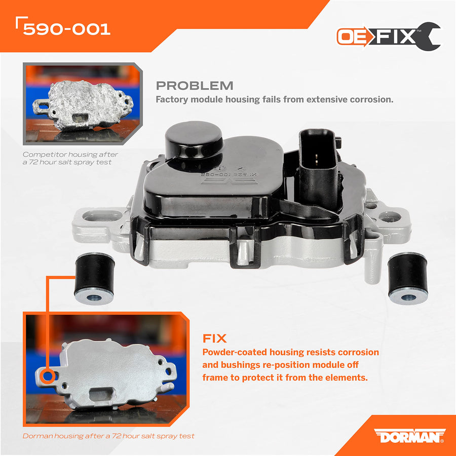 Dorman Fuel Pump Driver Module 590-001 with Mounting Bolts Compatible with Select Models (OE FIX)