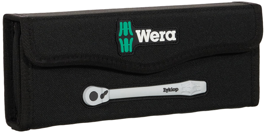 WERA 05004048001 8100 SB Zyklop Metal Ratchet Set with Lever Switch, 3/8" Drive, Metric, 29 Pieces 4013288173928