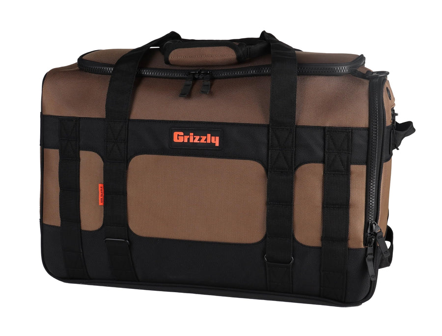 Duffle Grizzly 60 | Heavy-Duty Construction | Water Resistant Base | 60L Capacity | Large Storage Pocket | Tan