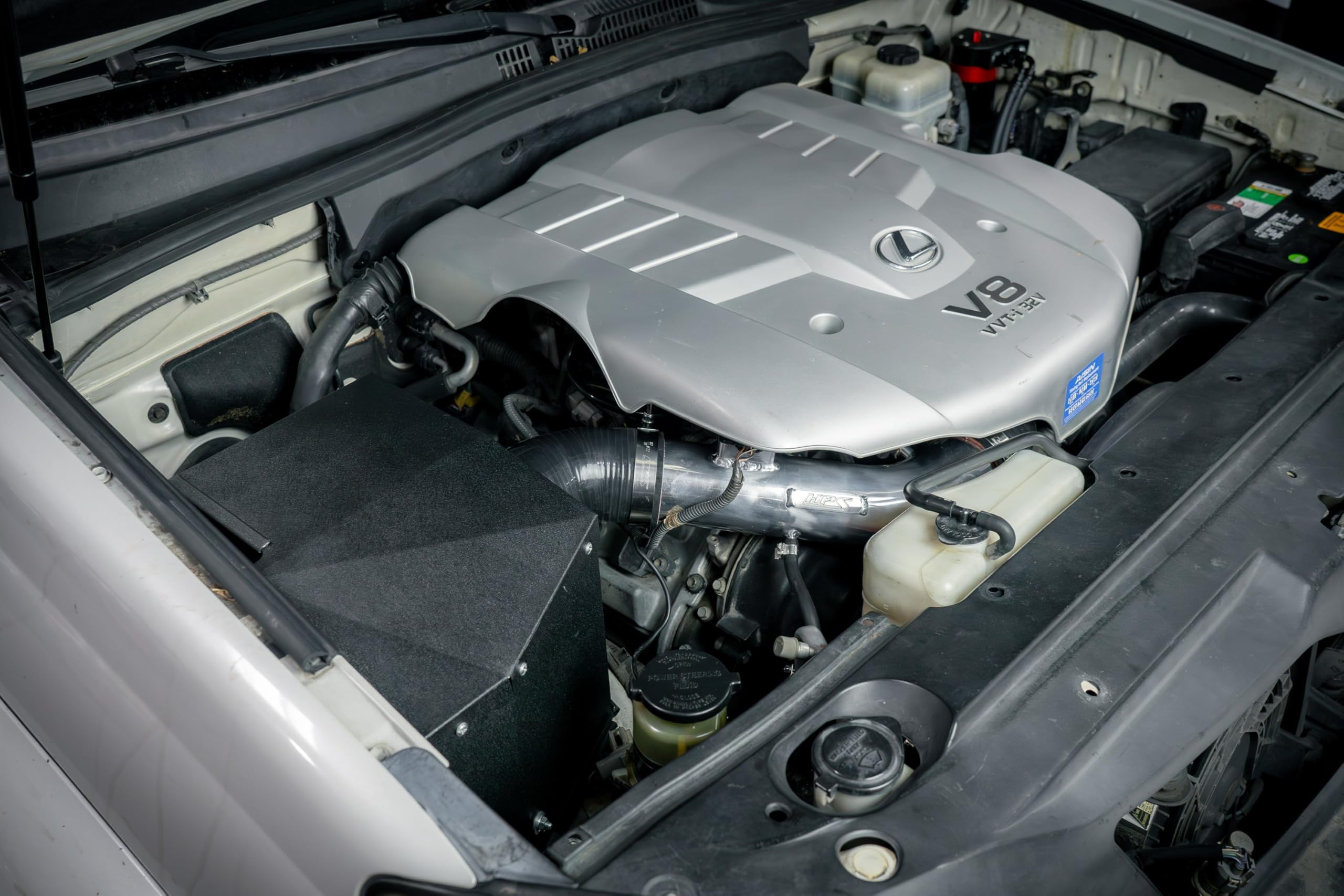HPS Blue Air Intake Kit Cool Ram with Heat Shield Compatible for 2005-2009 Lexus GX470 Toyota 4Runner 4.7L V8 VVT-i, 827-730BL