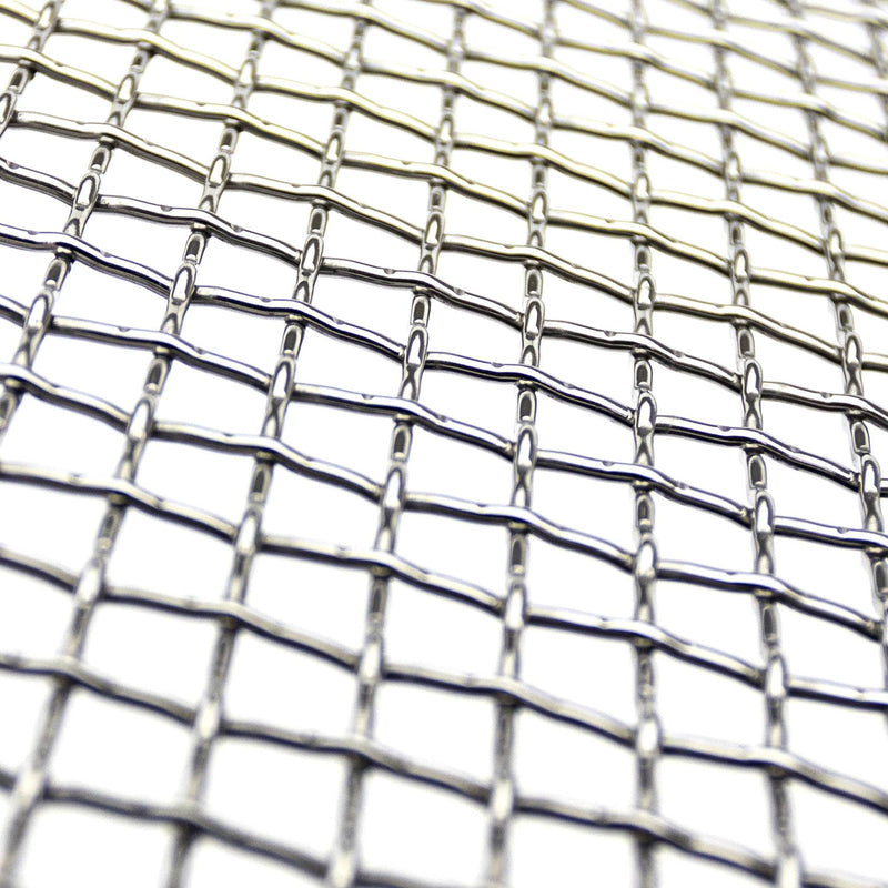 12" x 40" Stainless Steel Polished T-Rex 54009 Flat Wire Mesh