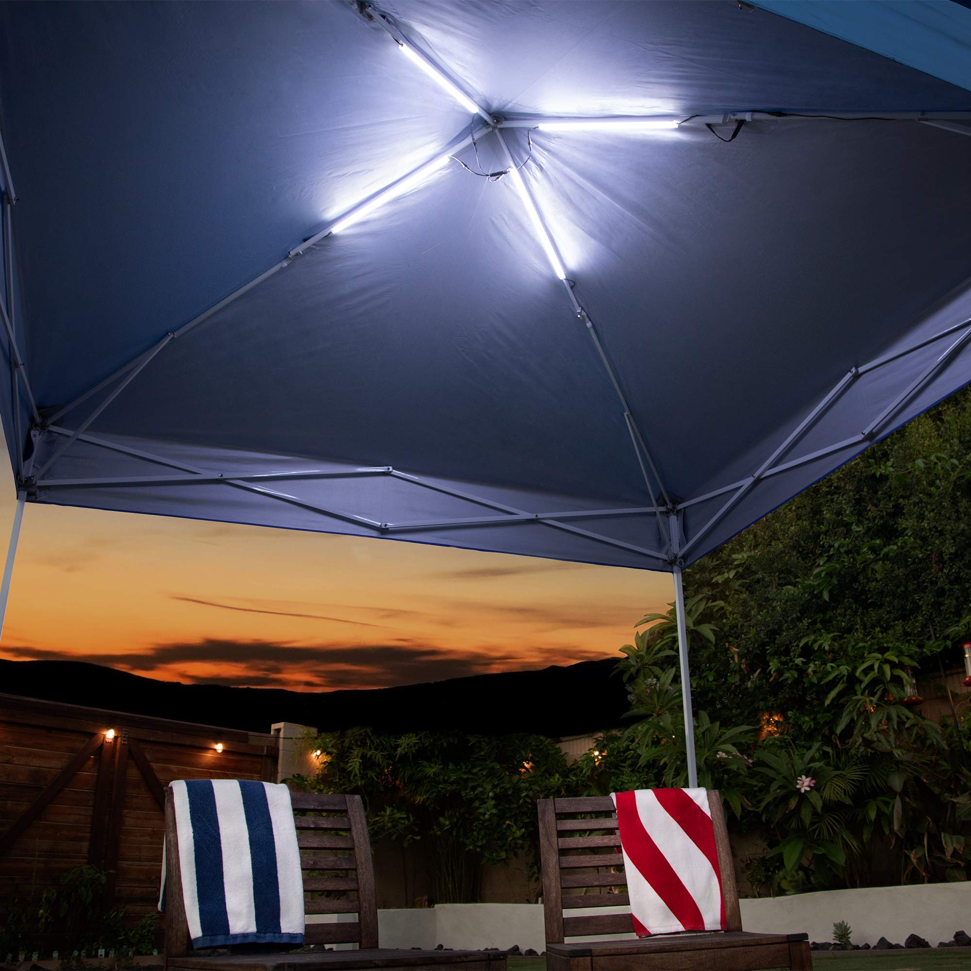 E-Z UP Link Light System EZLL4AC Canopy Lights, Set of 4, White