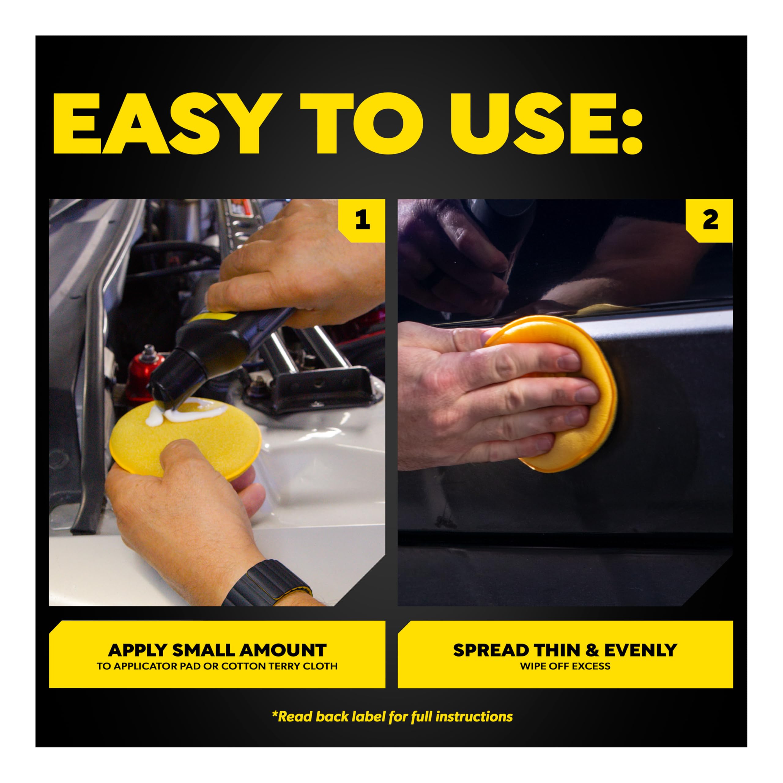 Ultimate Black Plastic Restorer Meguiar's, 16OZ BT, 6/CV