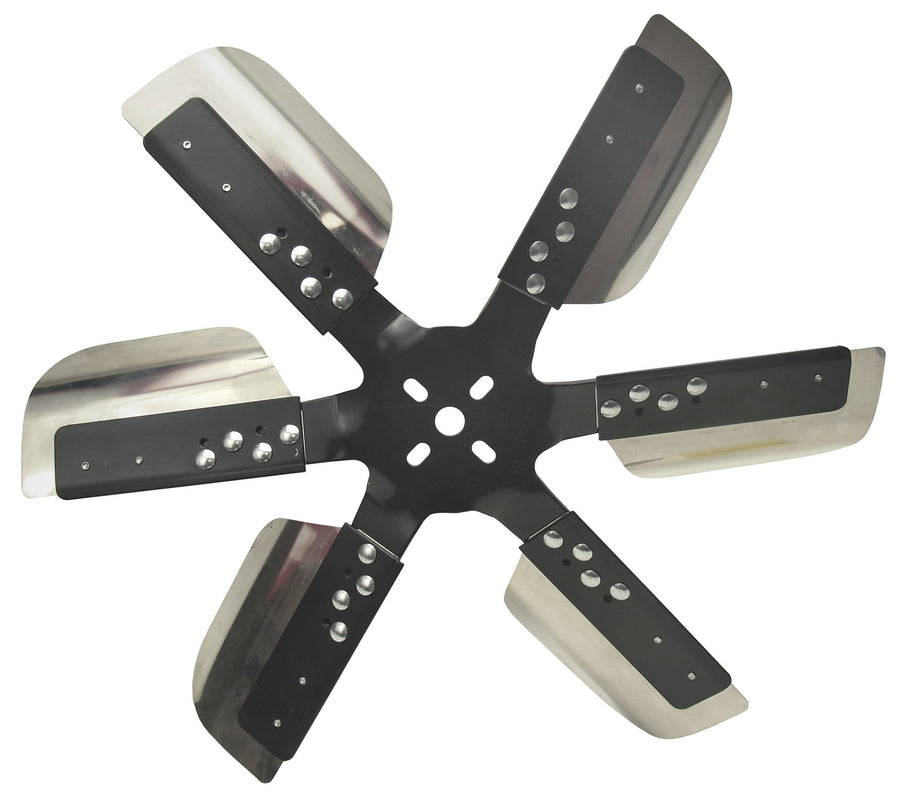 Derale Heavy Duty 17619 Fan Blade Series 1000 19" Stainless Steel Flex Fan Reverse Rotation