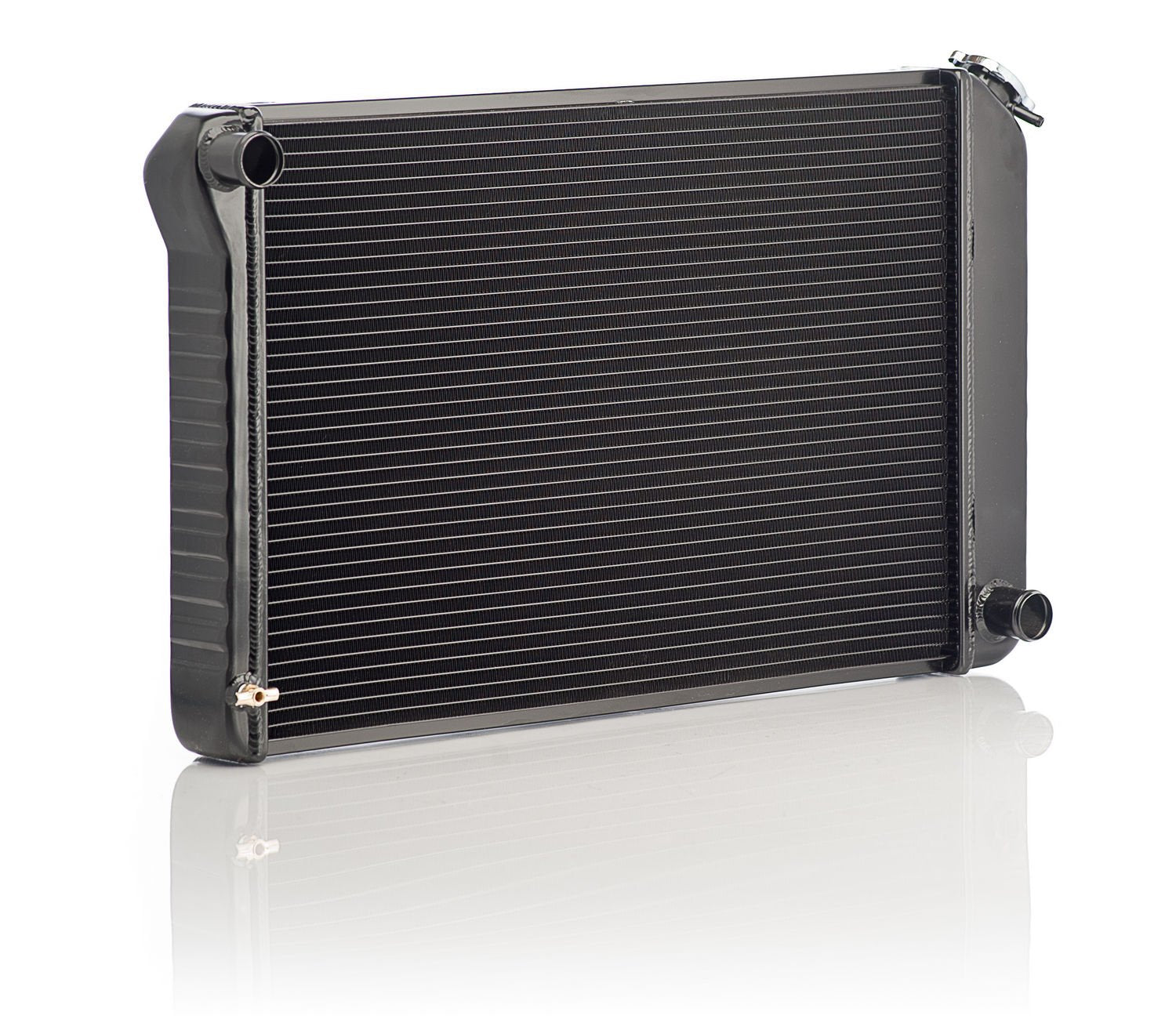 15010 Be Cool Black Finish Restoration Crossflow Radiator