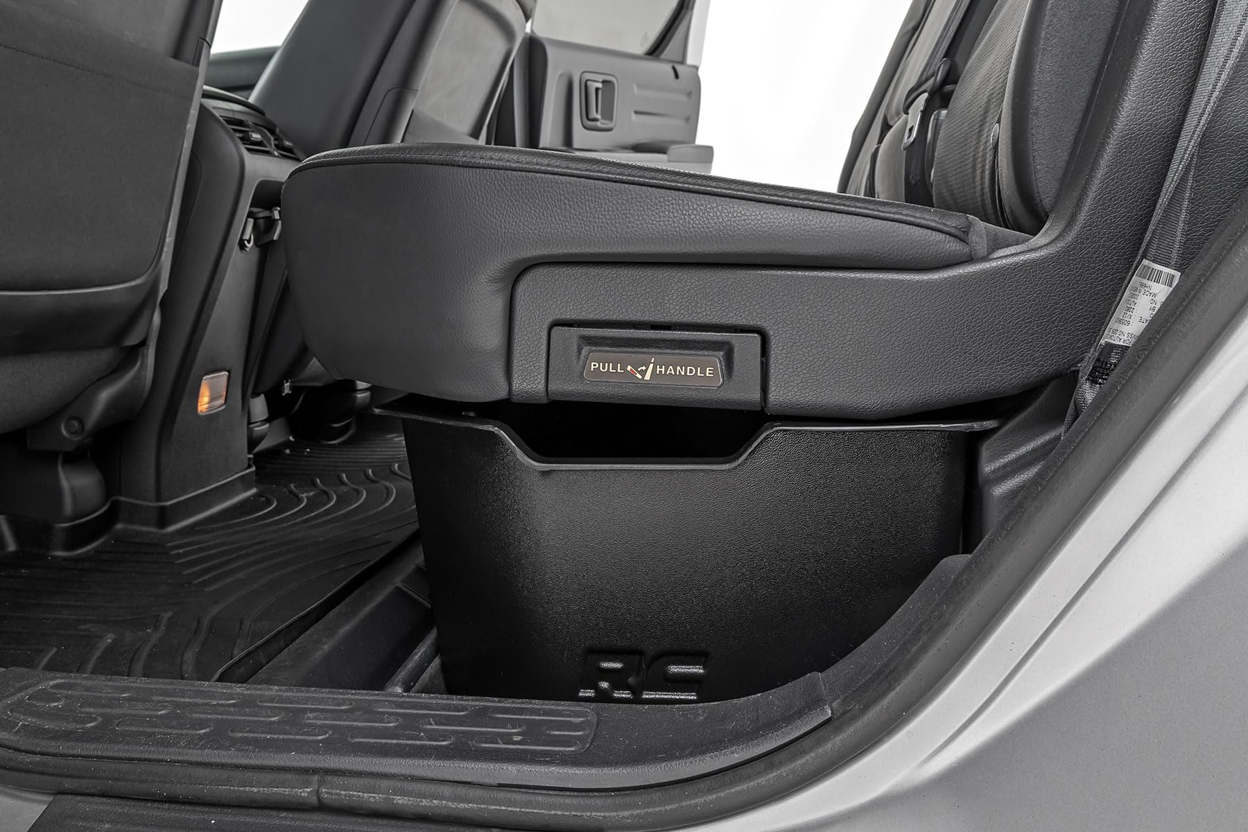 Under Seat Storage Rough Country for Honda Ridgeline (2006-2025) Crew Cab - Durable, Anti-Skid Thermoplastic Organizer