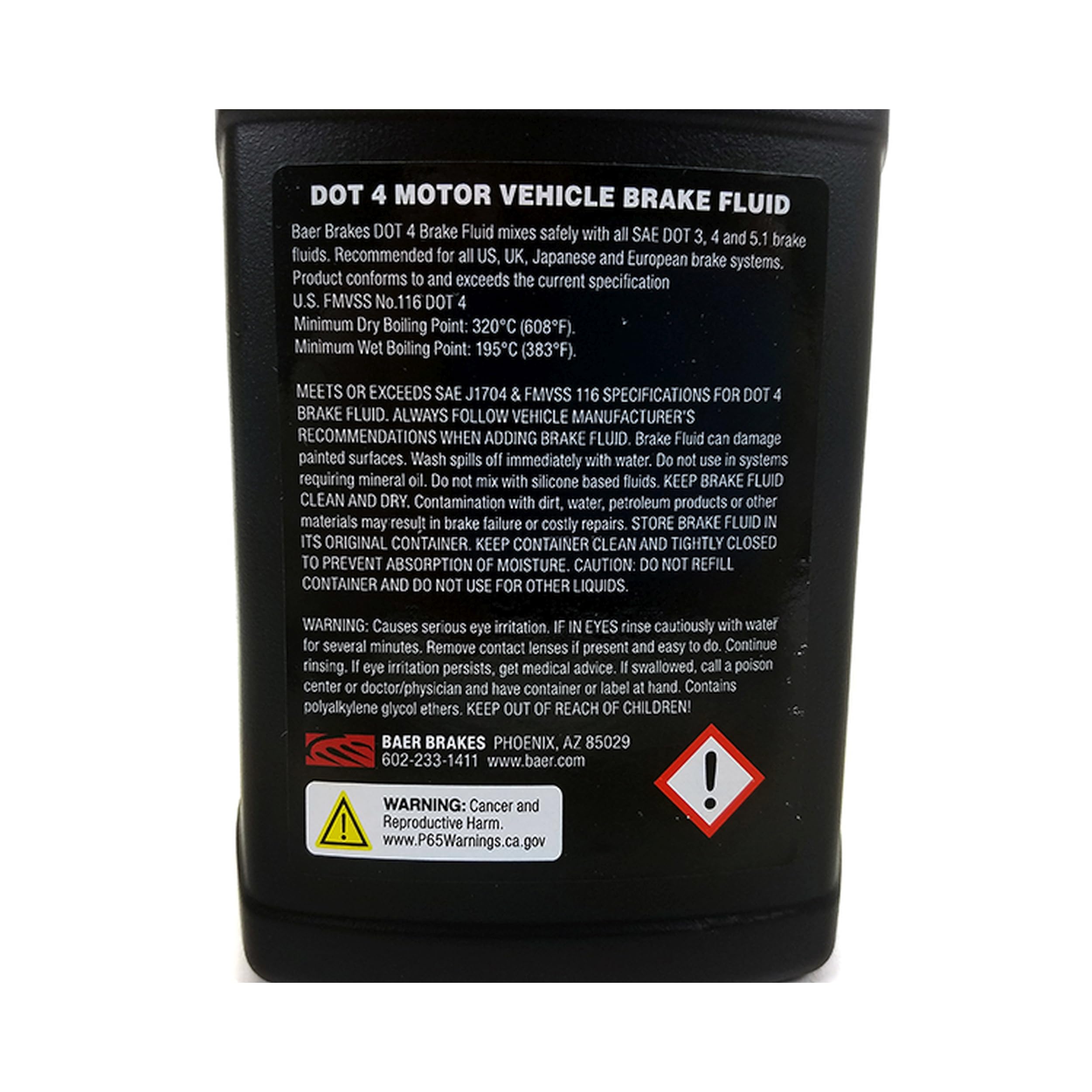 Baer Dot4 Brake Fluid 16.9Oz/500Ml - Baer (6110027)