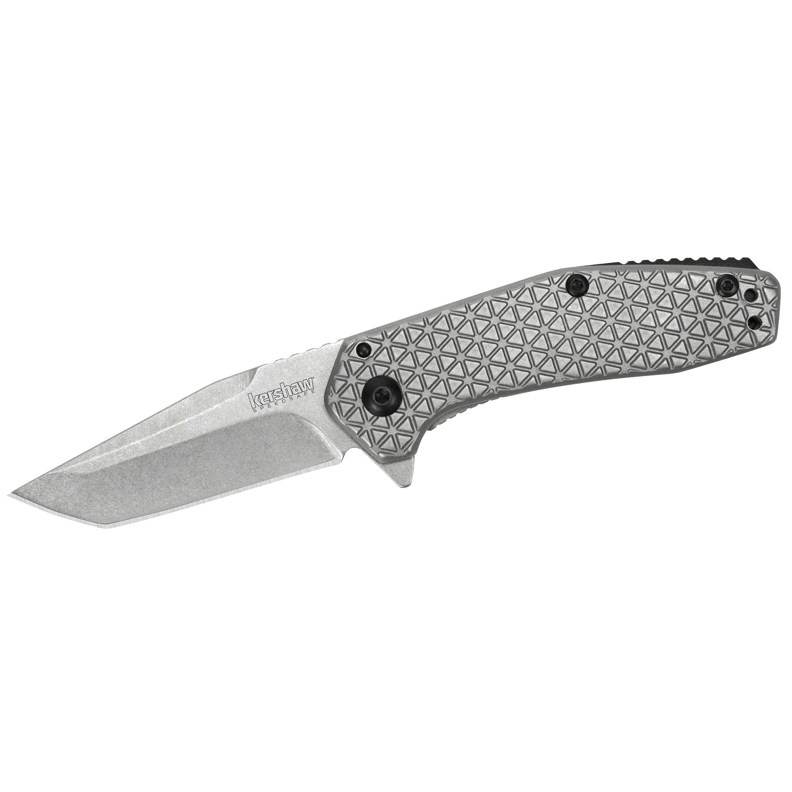 Kershaw 1324X Men's Cathode Tanto (Clam Package),grey