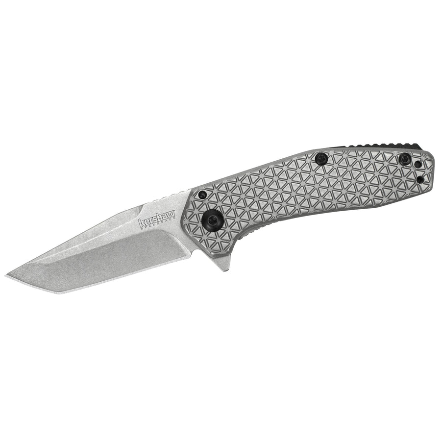 Kershaw 1324X Men's Cathode Tanto (Clam Package),grey