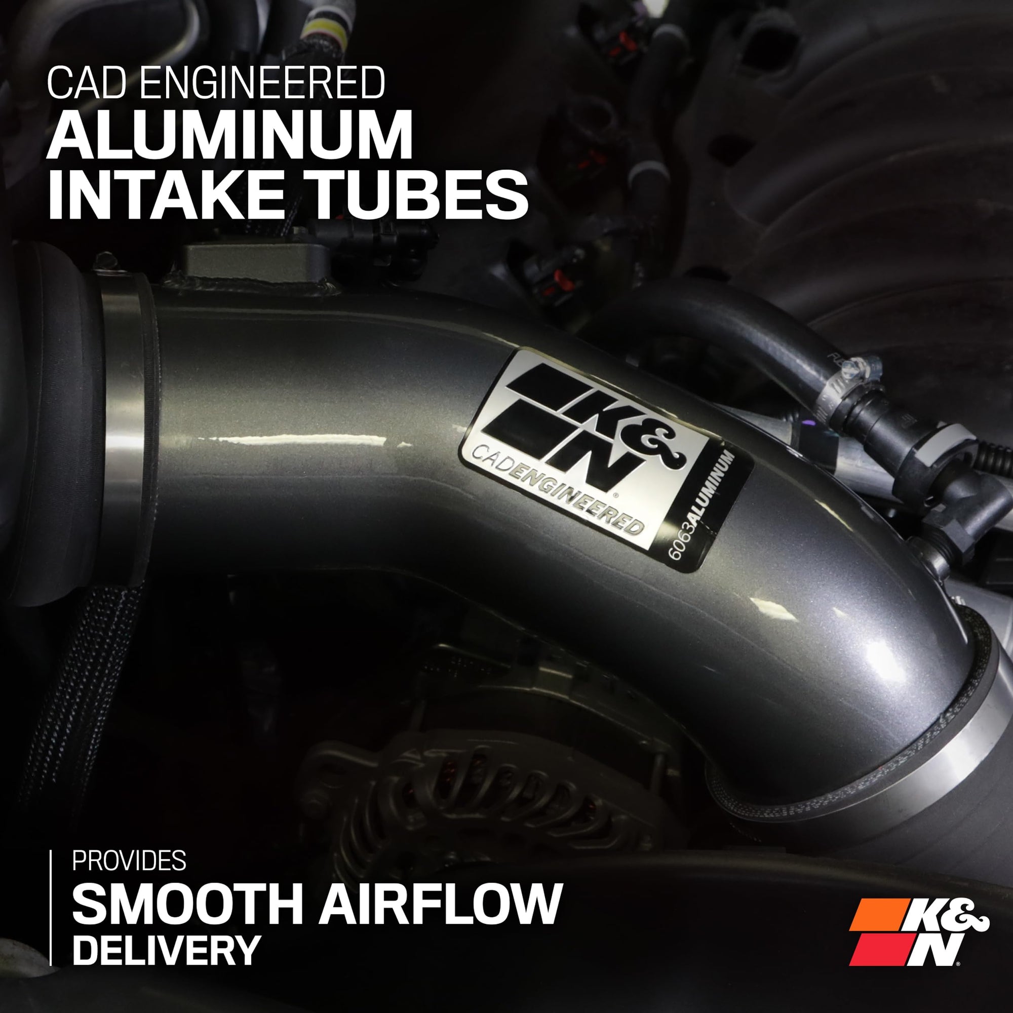 Cold Air Intake System K&N: High-Flow Air Filter, Increase Performance & Acceleration: Compatible with 2023-2024 Nissan: Z, 69-7086TC