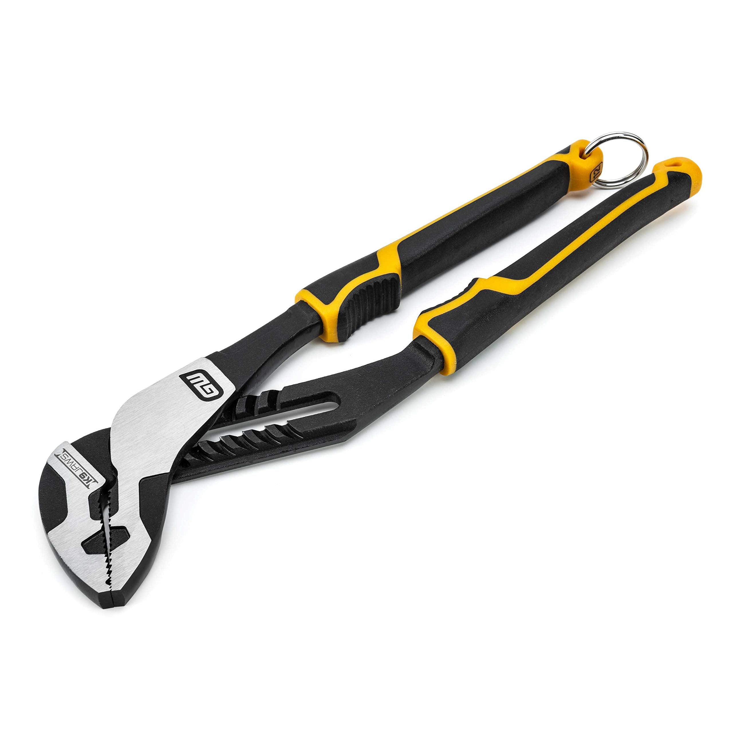 12" GEARWRENCH PITBULL K9 Tether Ready Straight Jaw Dual Material Tongue and Groove Pliers - 82171CTH