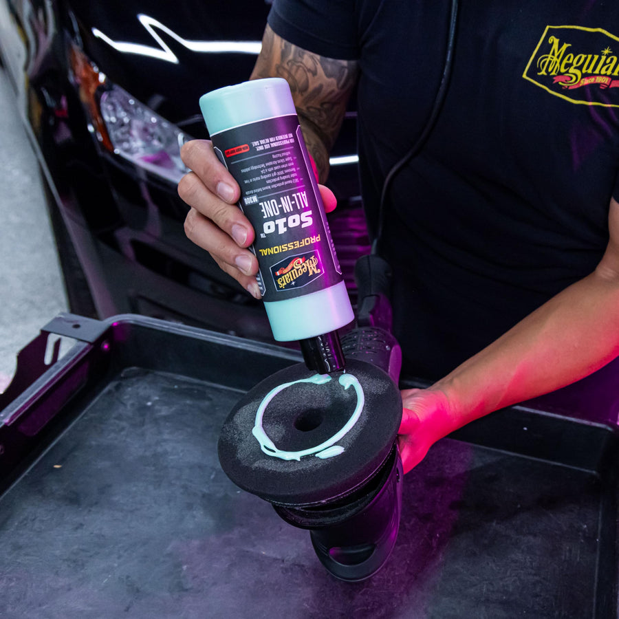 Meguiar's Dispenser Professional Bottle D9916 - Empty Squeeze Bottle with Self-Cleaning Pop Top to Prevent Clogs, Perfect for a Variety of Detailing Products, Refillable Dispenser Bottle, 16 Oz