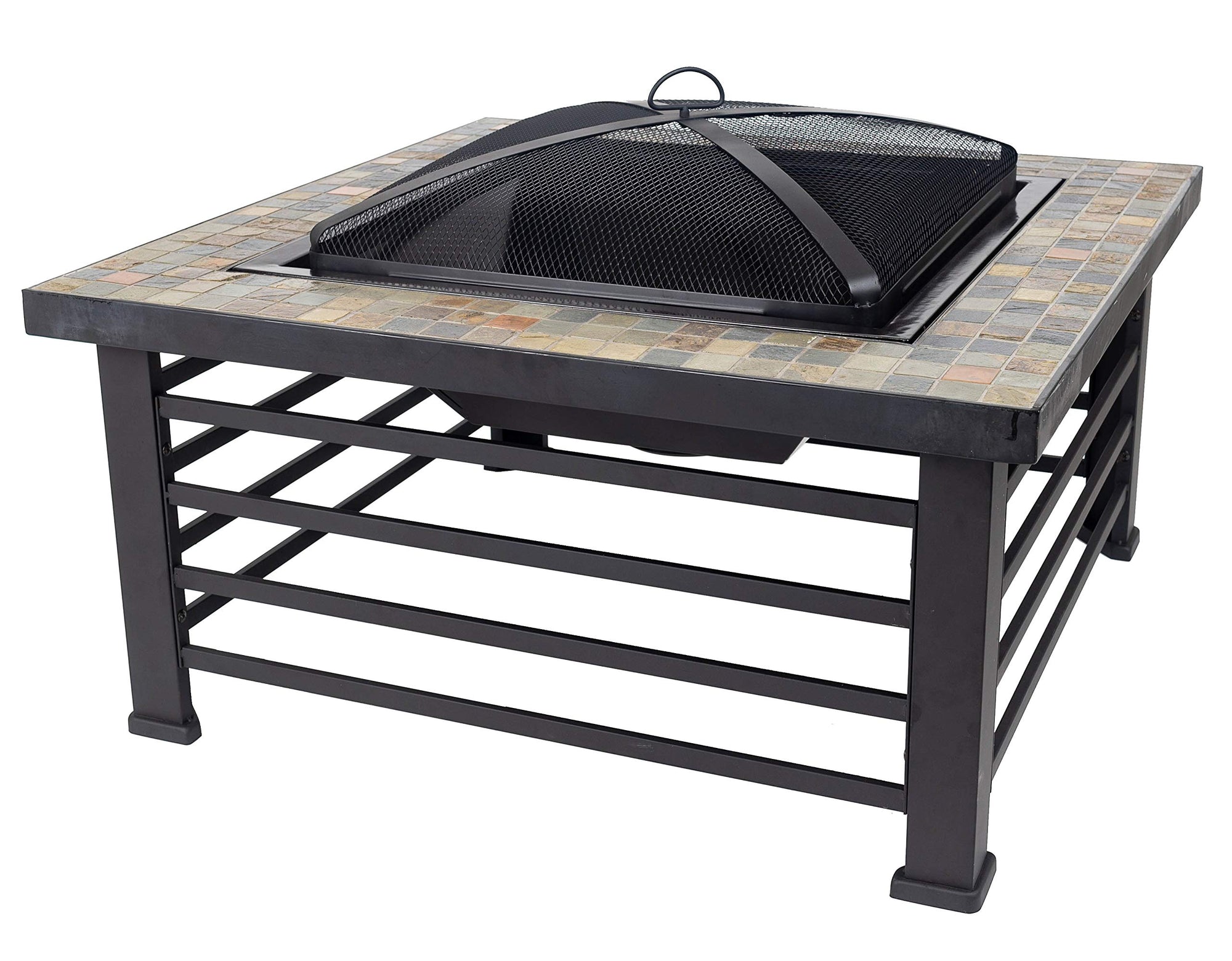 Slate Top Cascade Fire Pit