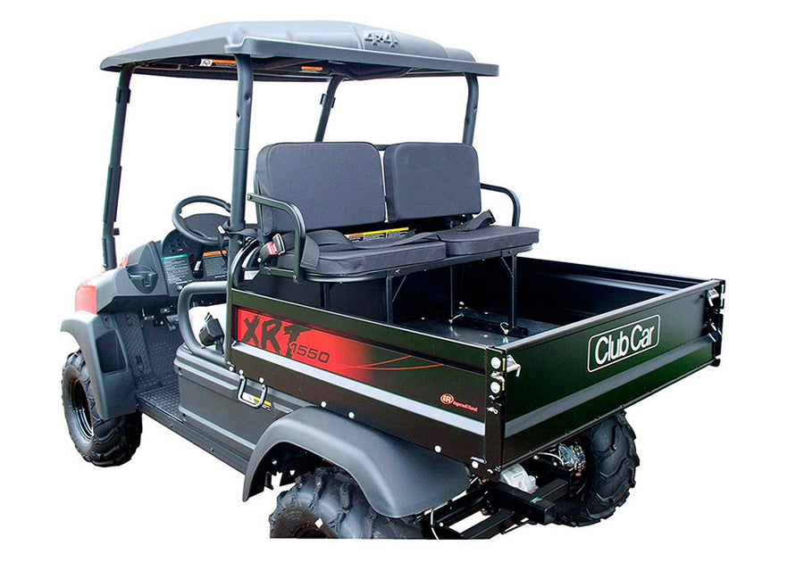 Deluxe Great Day Rumble Seat - For UTVs With30"x 30"x 12" or Larger Bed Size - 350 lbs Weight Capacity - Black, UVDRS200BL