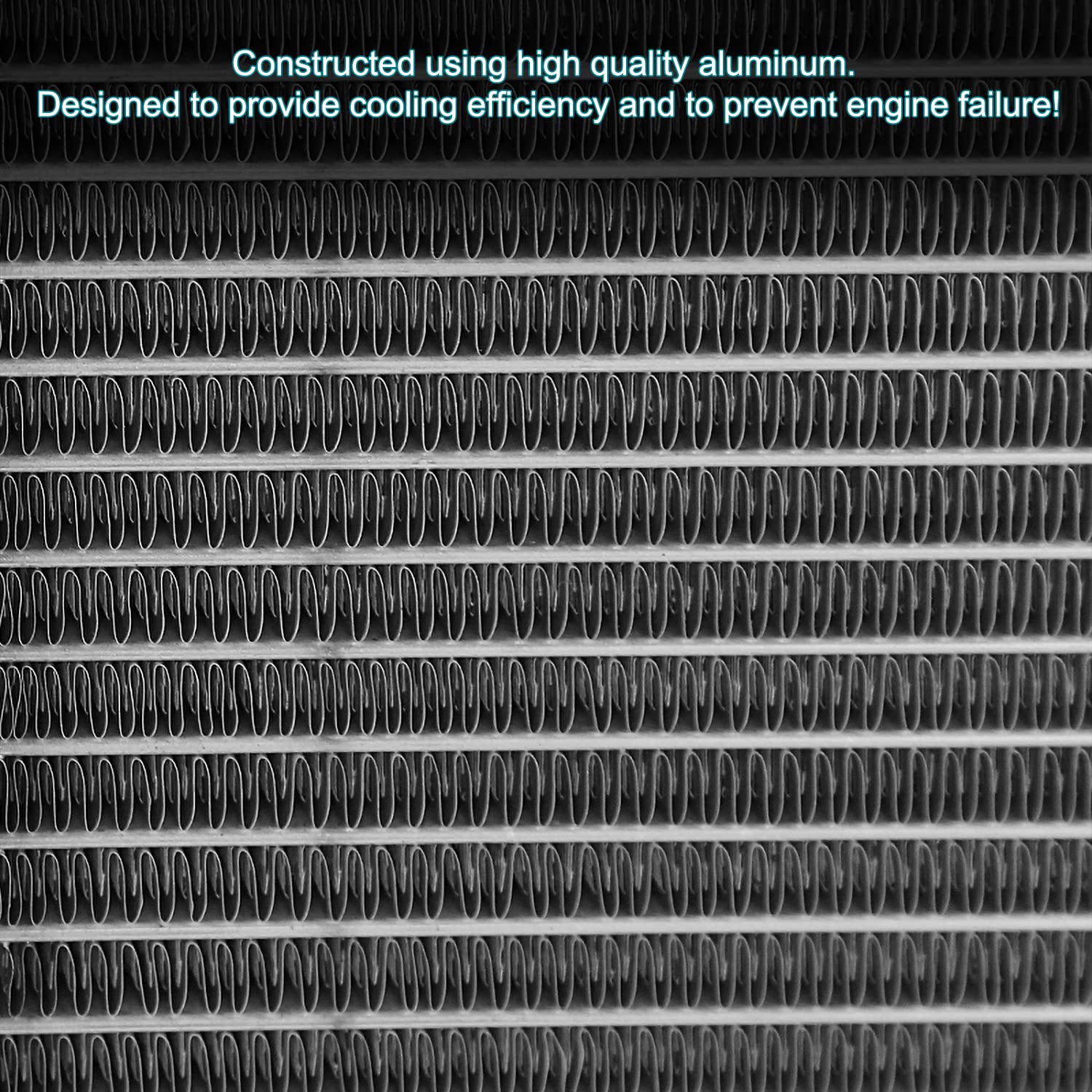 3 Row Core Spec-D Tuning Aluminum Cooling Racing Radiator Compatible with Ford F150 F250 F350 Bronco 1985-1996