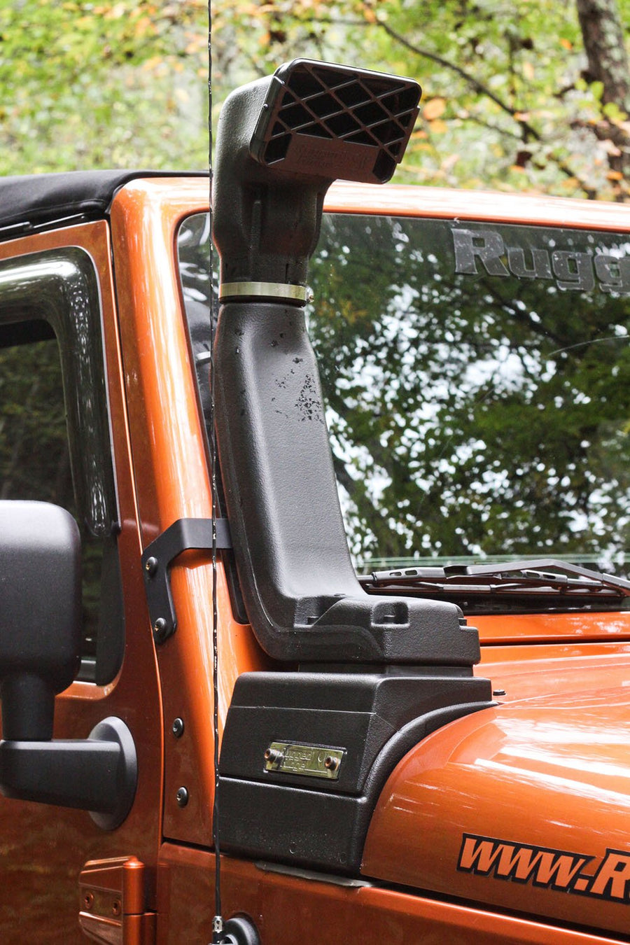 XHD Snorkel Kit | Rugged Ridge | 17756.21 | Fits 2007-2018 Jeep Wrangler JK 3.6L/3.8L