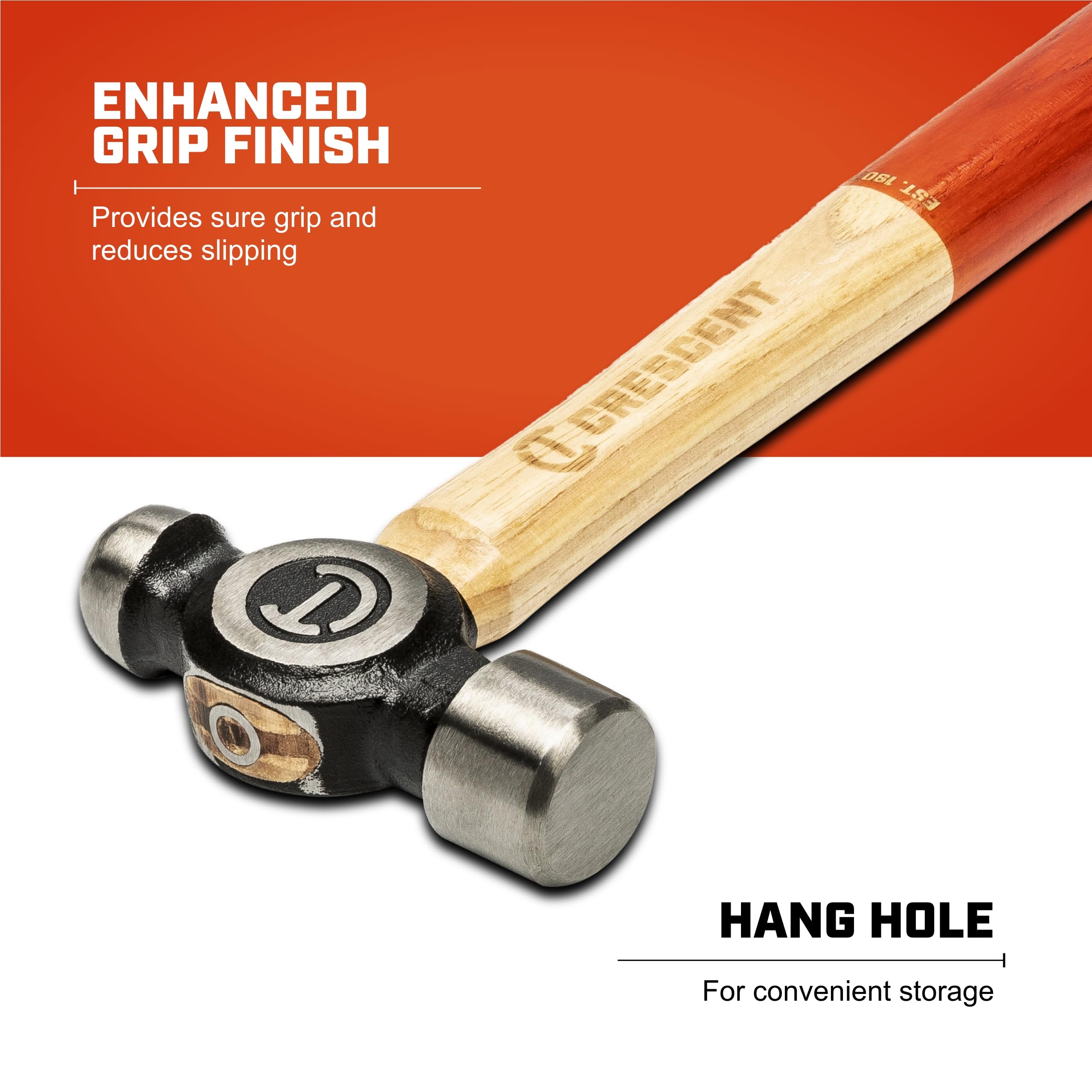 Crescent Tools - Crescent 24 Oz. Wood Ball Peen Hammer (CHWBP24)