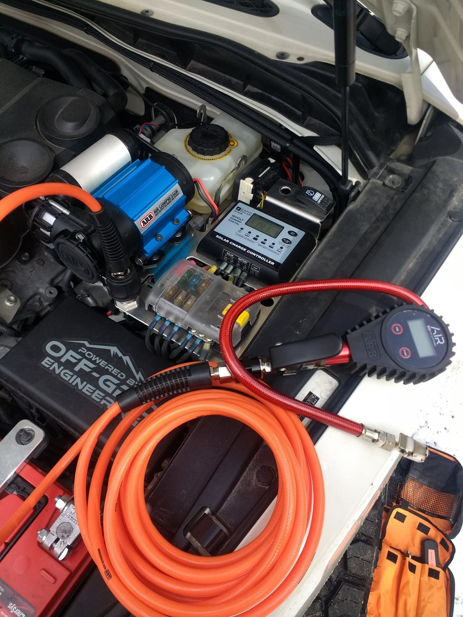 ARB Portable Tire Inflation Kit 171302V2, Includes High-Temperature Air Hose 23 Foot and Redesigned Accessories Kit, Quick Fitting for Universal On Board Systems and Air Compressors
