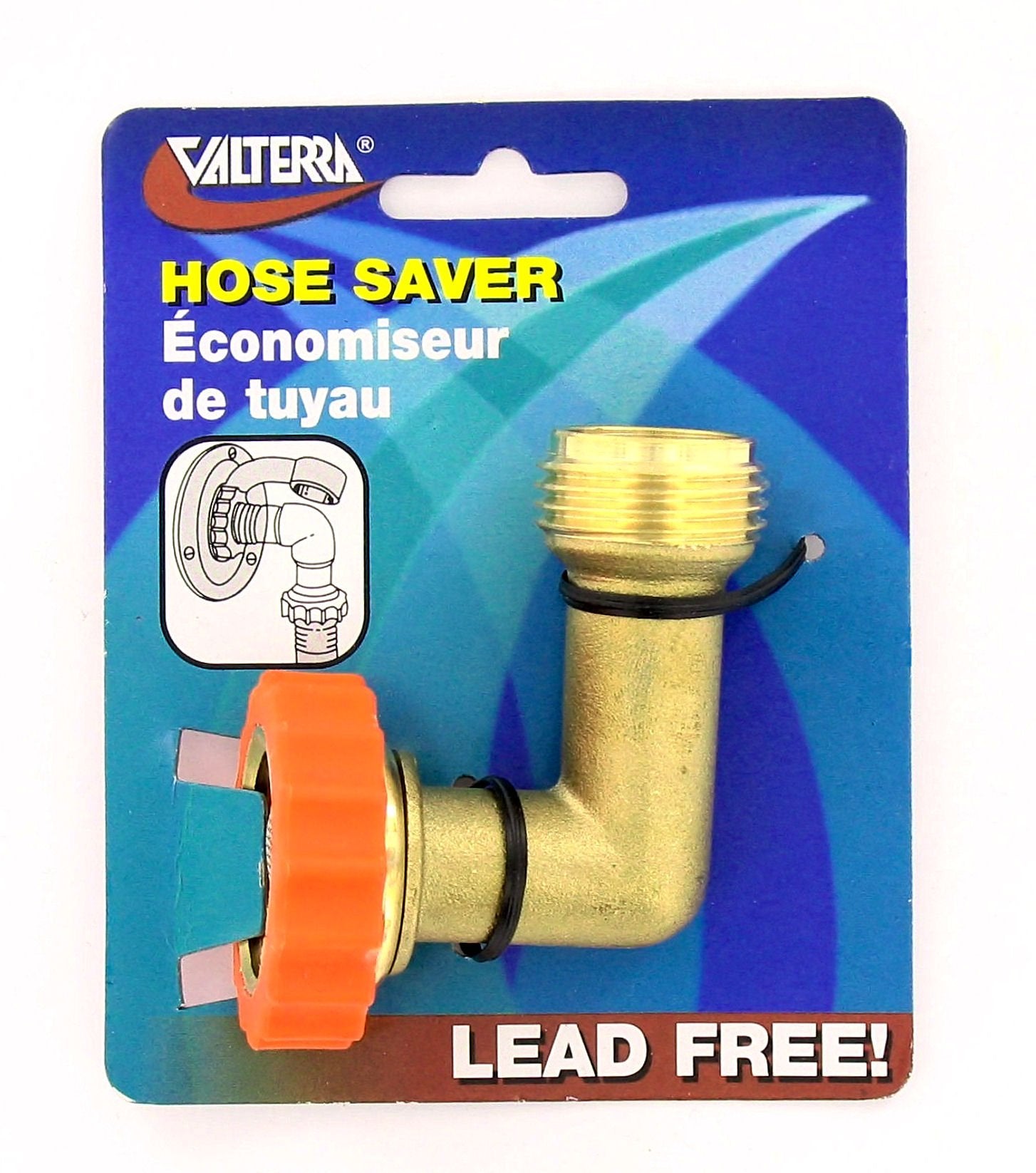 90° Brass Valterra A01-0020VP Lead-Free Hose Saver