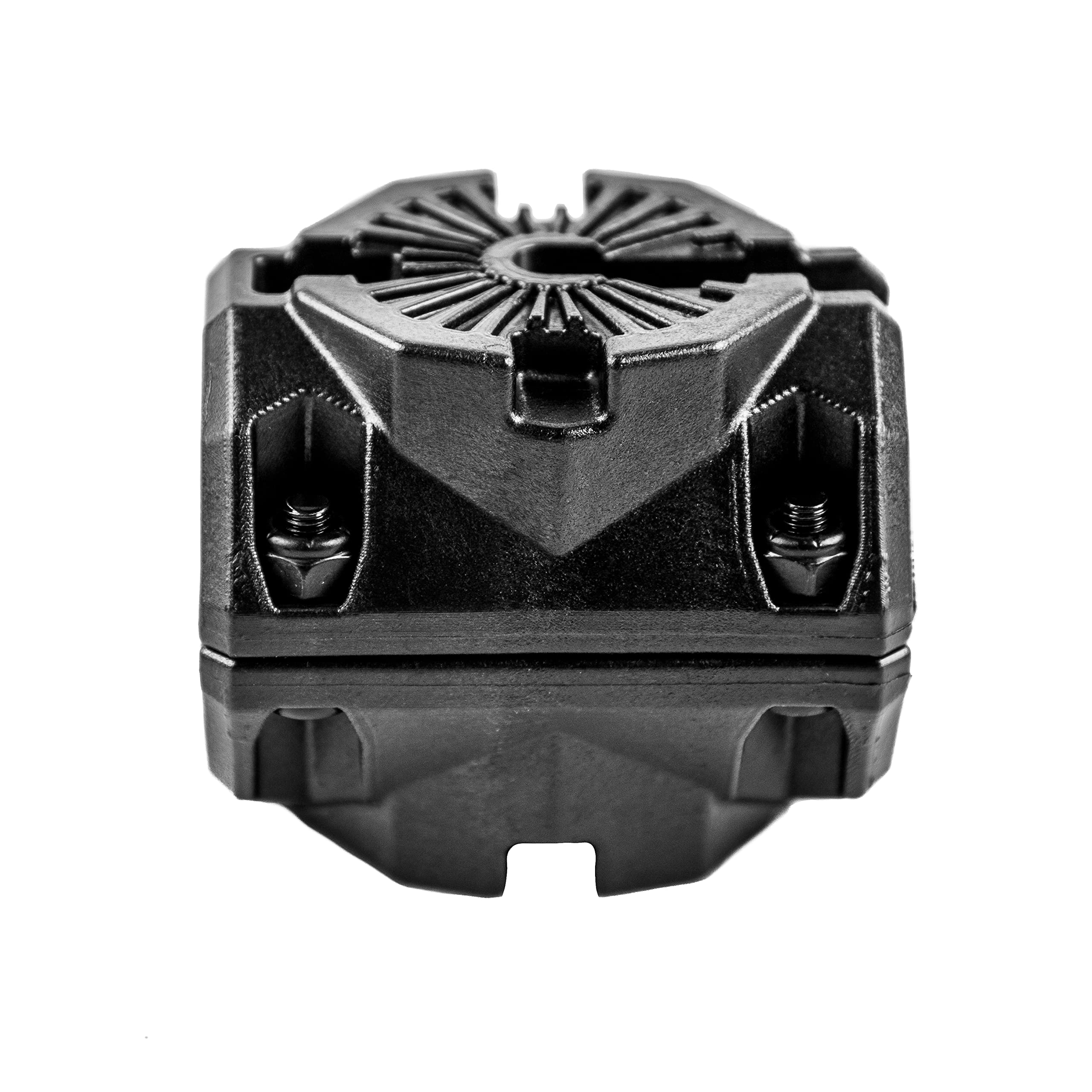 MightyMount Duo Rail Adapter, YakAttack Black - Single Pack, Compatible with Hobie H-Rail (MMBC-1003) | Kayak Fishing Accessories