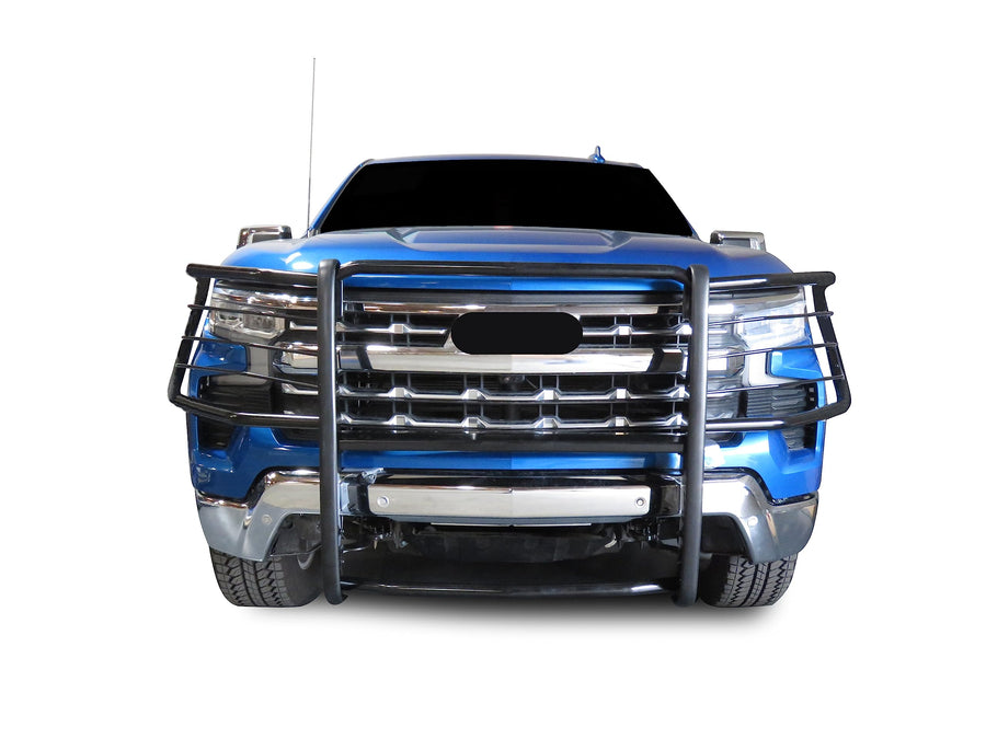 Bumper Guard Modular Black Black Horse Grille Compatible with 2022-2024 Silverado 1500(Excl. 2022 1500 LTD and 22-24 models with super cruise system)-17GT22MA