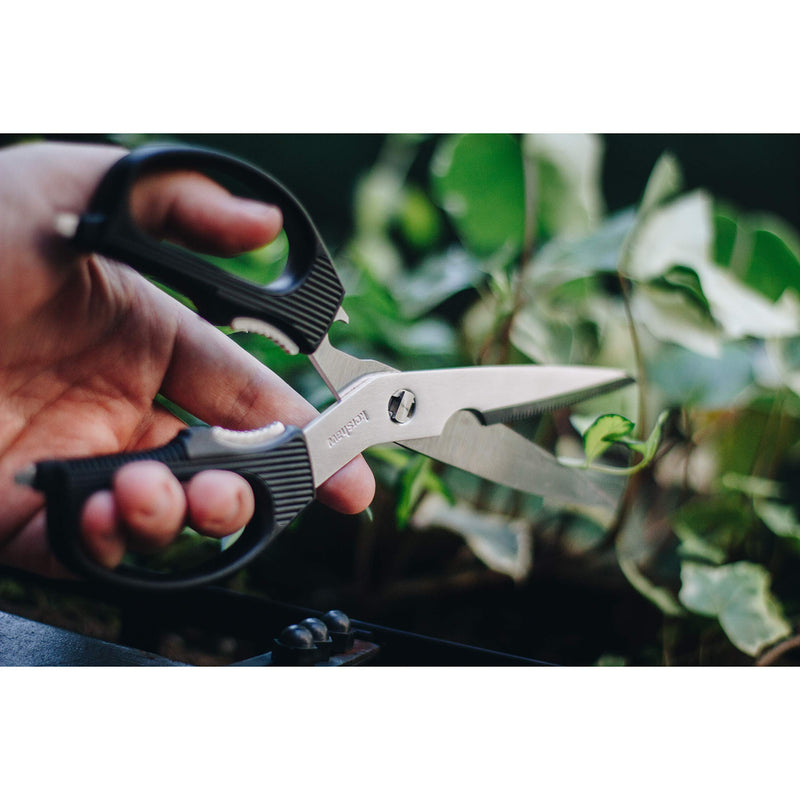 Taskmaster Kershaw Shears, Multi-Purpose Shears, Multifunctional Scissors with 3.5 Inch Blades (1121), Black, Regular