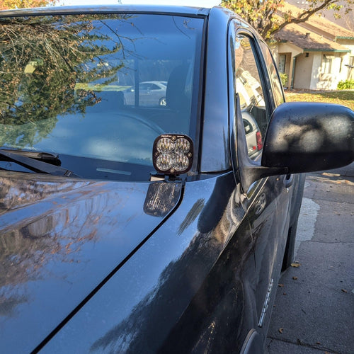 Hood Hinge Light Brackets Grimm Offroad for Toyota Tacoma 2005-2015