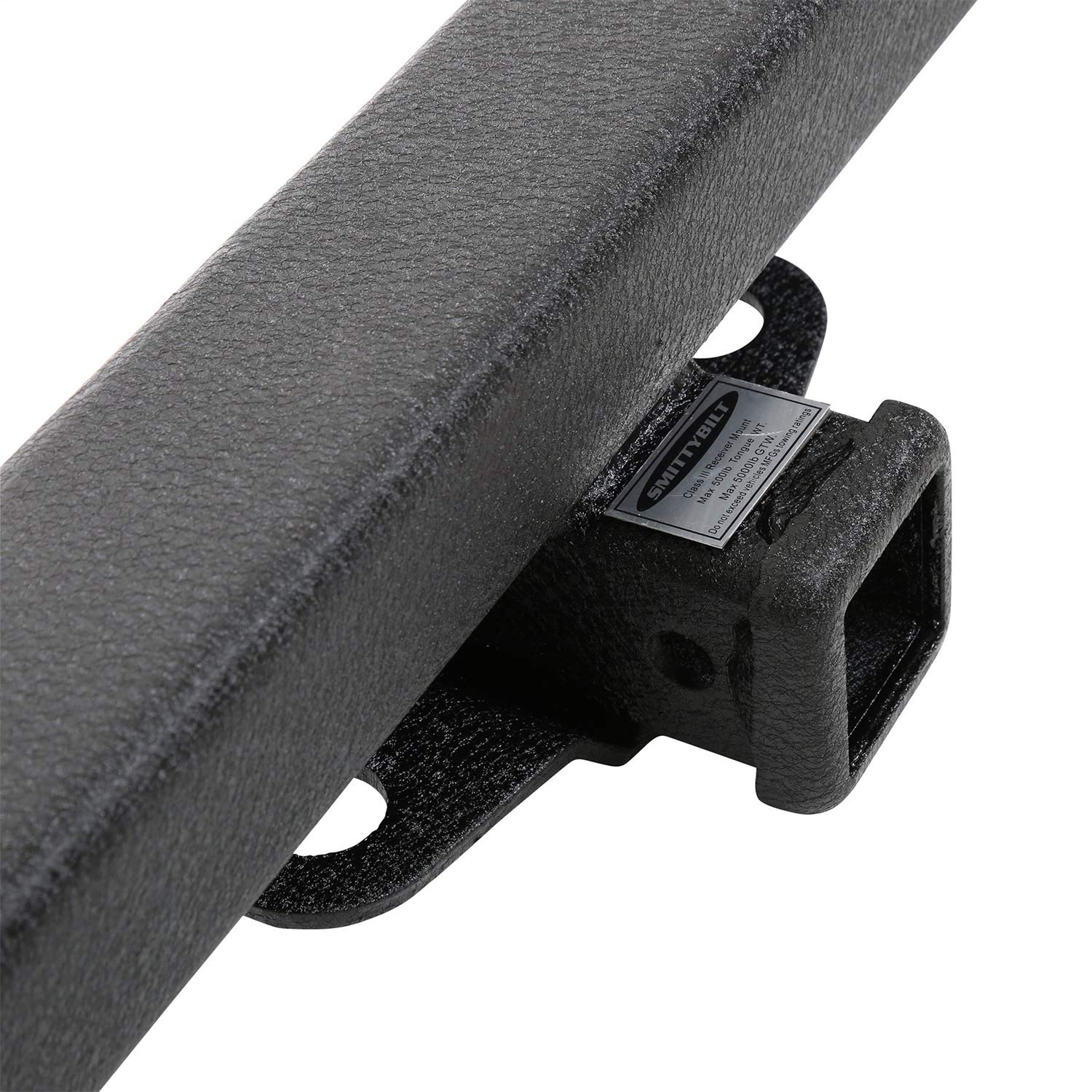 SRC Classic Smittybilt 76750D Rear Bumper with D-Ring Mounts and Shackles for 1976-2006 Jeep Wrangler TJ/YJ/LJ