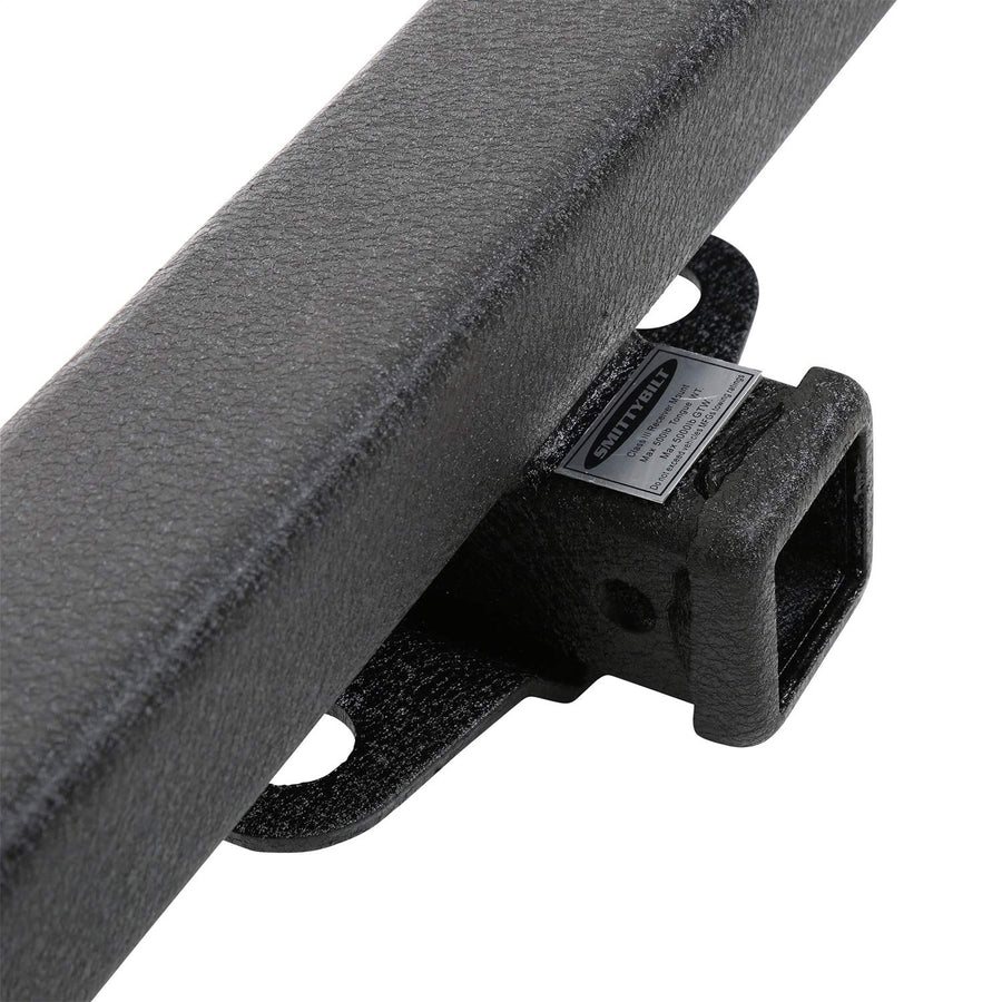 SRC Classic Smittybilt 76750D Rear Bumper with D-Ring Mounts and Shackles for 1976-2006 Jeep Wrangler TJ/YJ/LJ