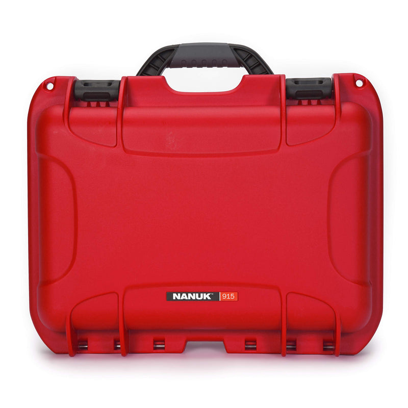 Waterproof Nanuk 915 Hard Case with Padded Dividers - Red