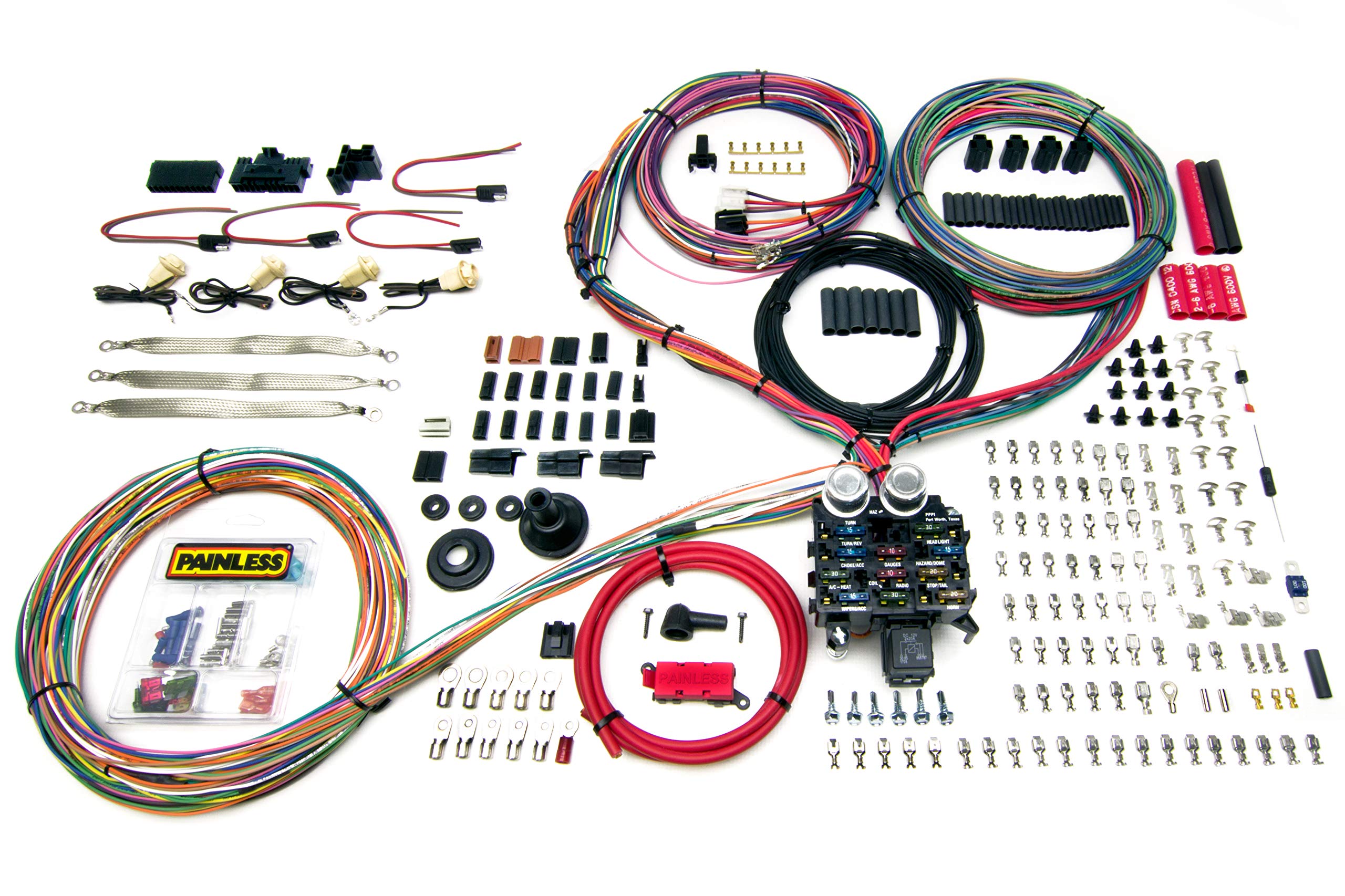 10401 Painless Performance Pro-Series GM Chassis Harness w/Grommet Pass-Through, Keyed Column, 23 Circuits