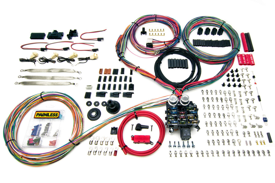 10401 Painless Performance Pro-Series GM Chassis Harness w/Grommet Pass-Through, Keyed Column, 23 Circuits