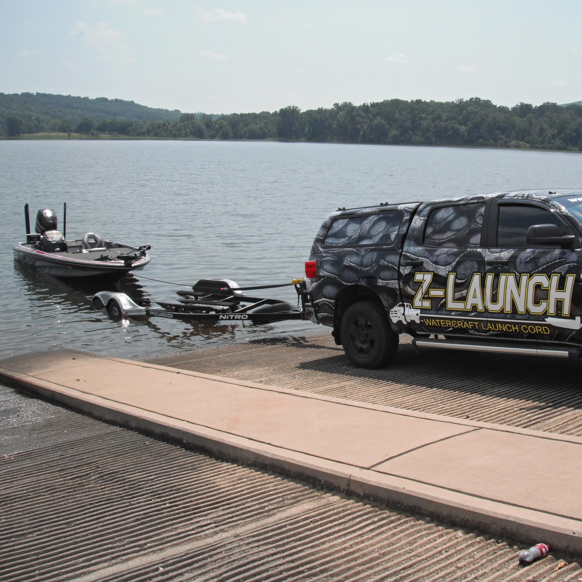 T-H Marine Watercraft Z-Launch Launch Cord - 20 Foot - Easy No-Hassle Launching - Premium Expandable Design for Boats 23' to 35' - Professional Angler Endorsed - Safe & Simple Operation