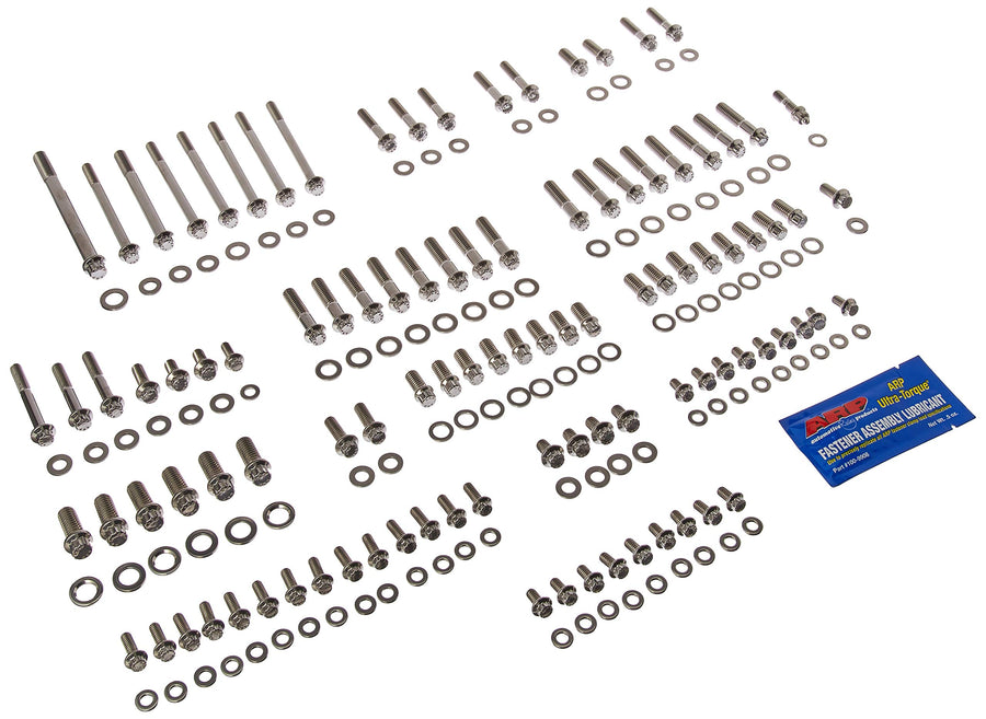 12-Point Stainless Steel ARP Complete Engine Fastener Kit for Big Block Ford 555-9501