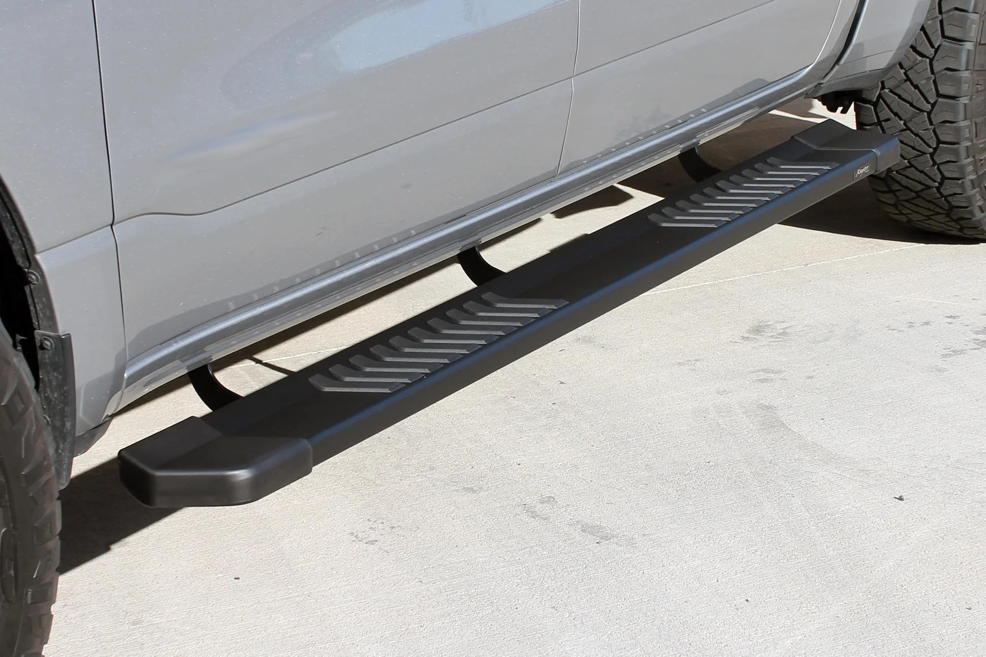 Raptor Series Running Boards 6in Steps OEM Style Black Aluminum Compatible with New Body 2019-2026 1500 Crew Cab