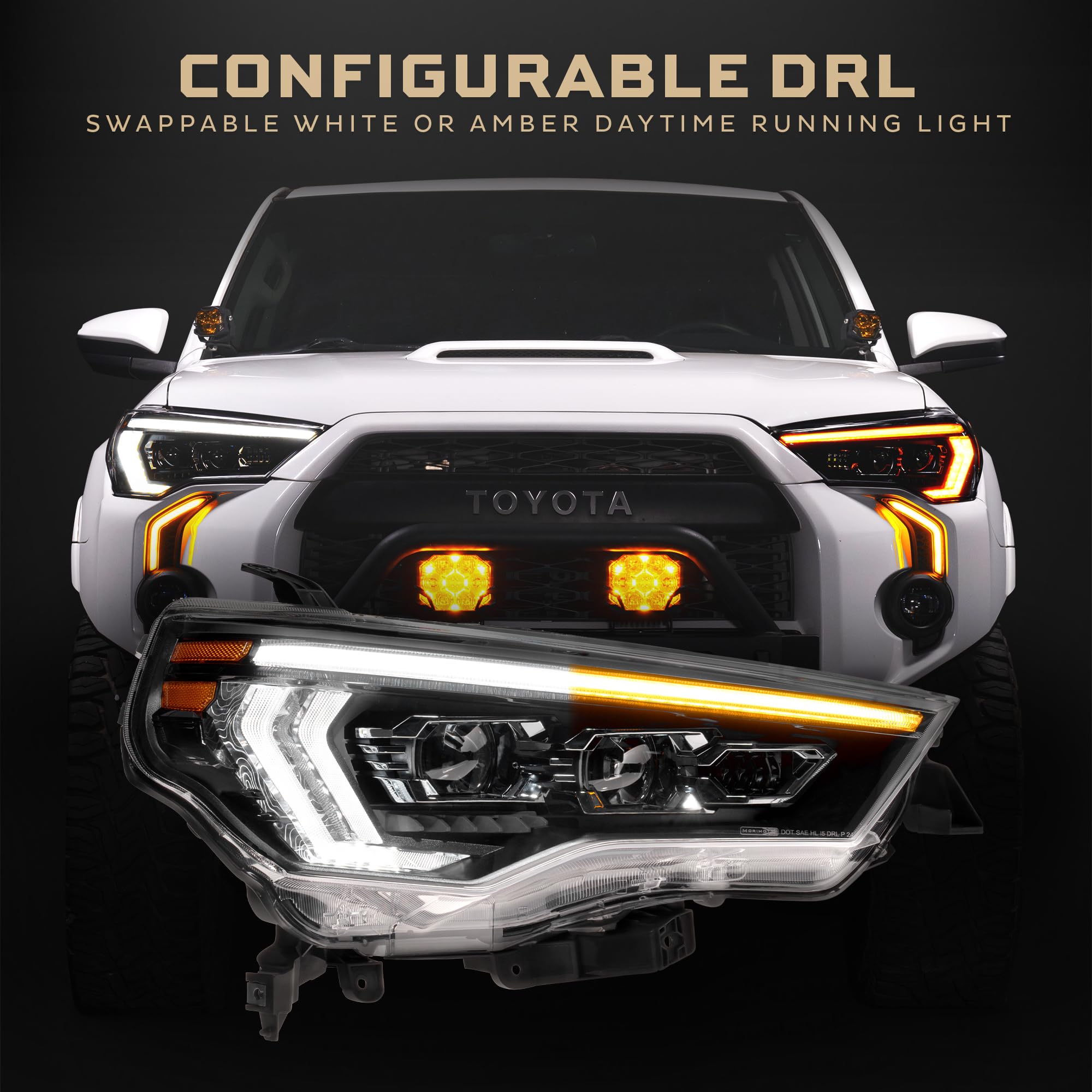 Toyota 4Runner Morimoto XB Evo LED Headlights 14-24 (LF2-531)