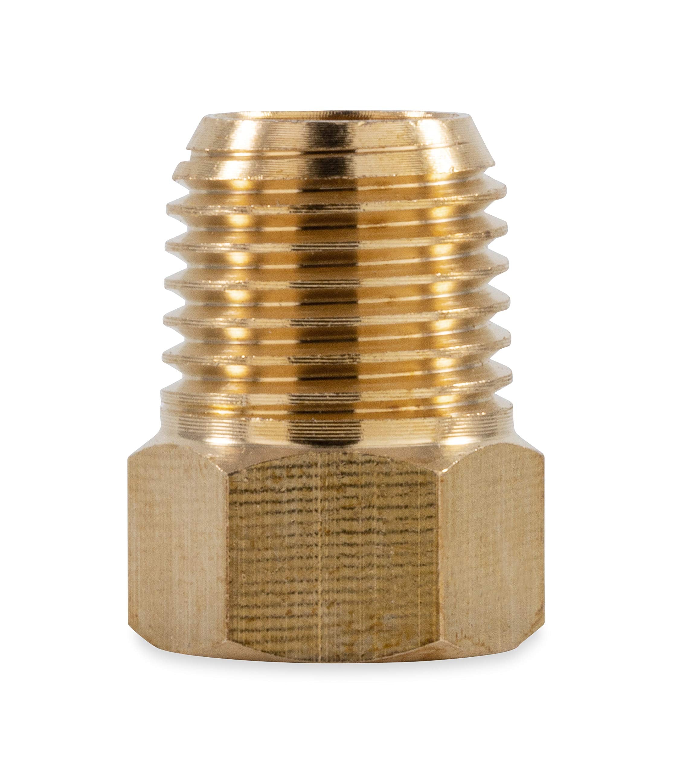 Propane Fitting Camco 59953 - 1/4" Male NPT x 1/4" Female Inverted Flare