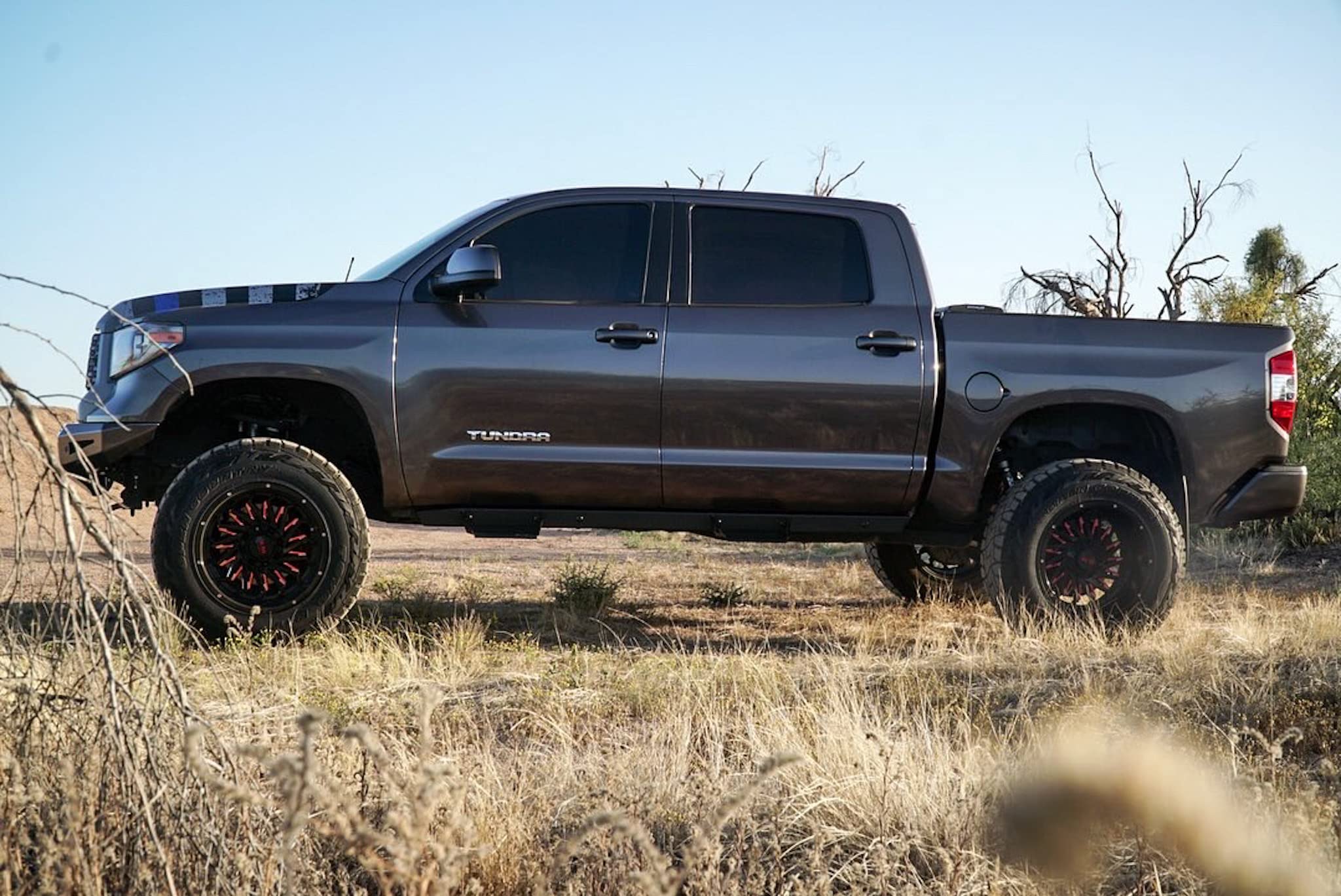 ICI Side Steps Aluminum Compatible with 2007-2021 Toyota Tundra Crew Cab: Alumilite Step Rails